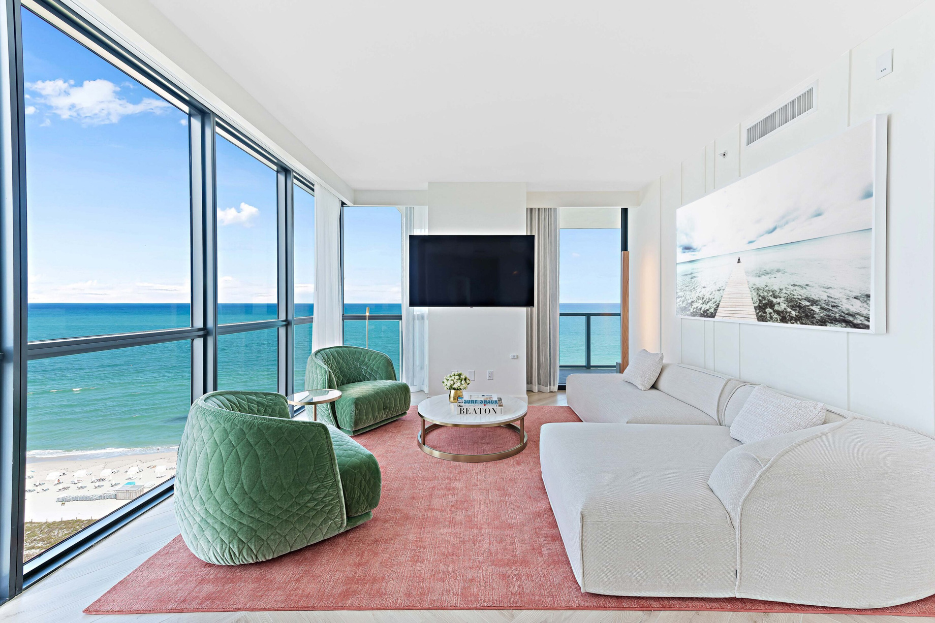W South Beach Hotel - Miami Beach, FL, USA - Marvelous Suite Living Area