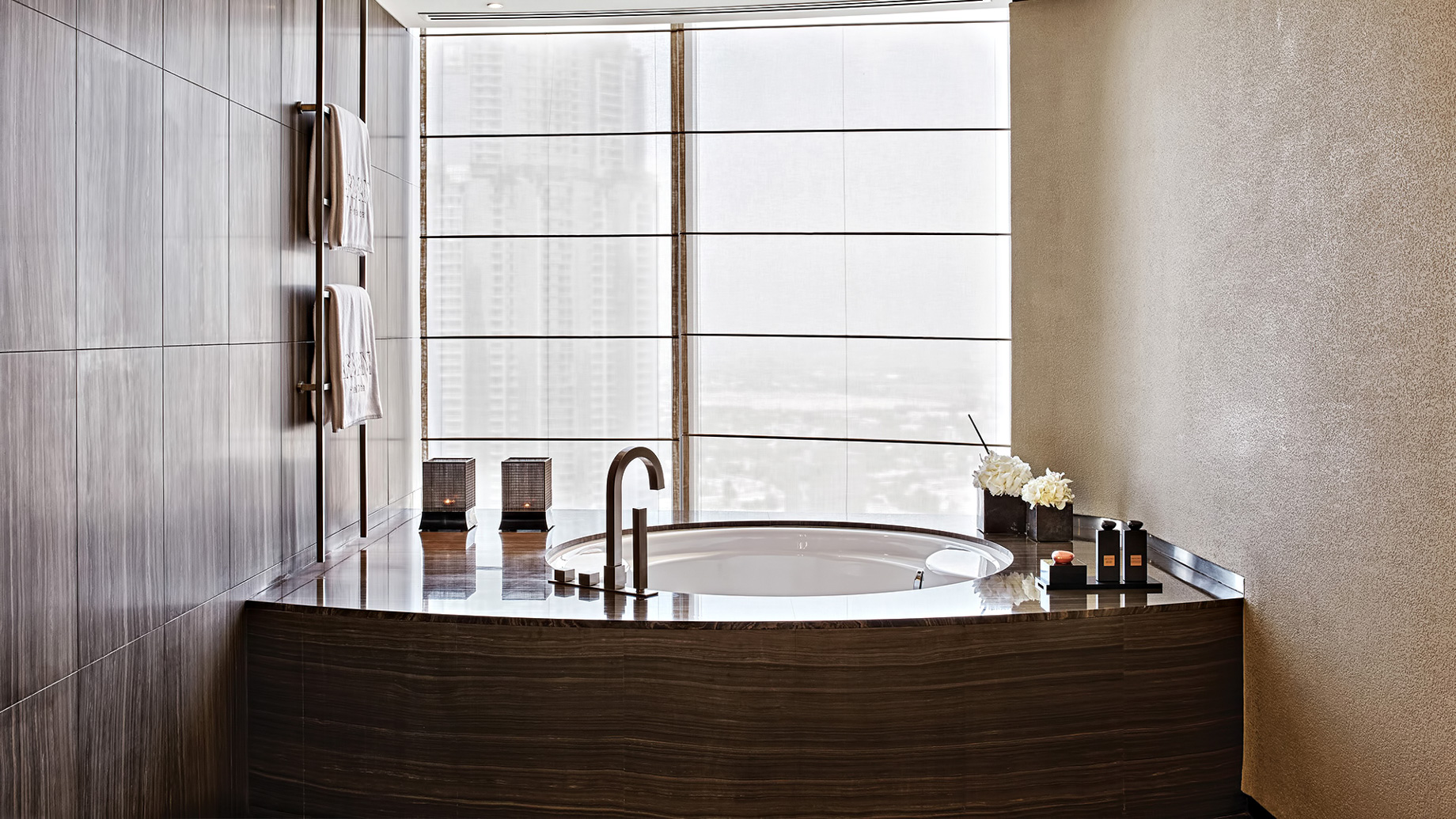 Armani Hotel Dubai – Burj Khalifa, Dubai, UAE – Armani Suite Bathroom Tub