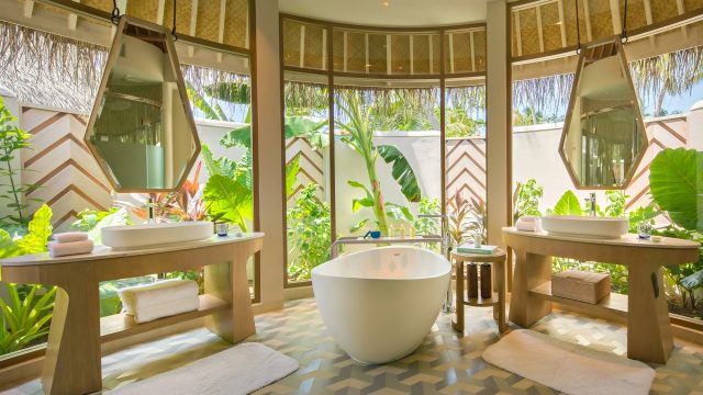 The Nautilus Maldives Resort - Thiladhoo Island, Maldives - Beach House Master Bathroom