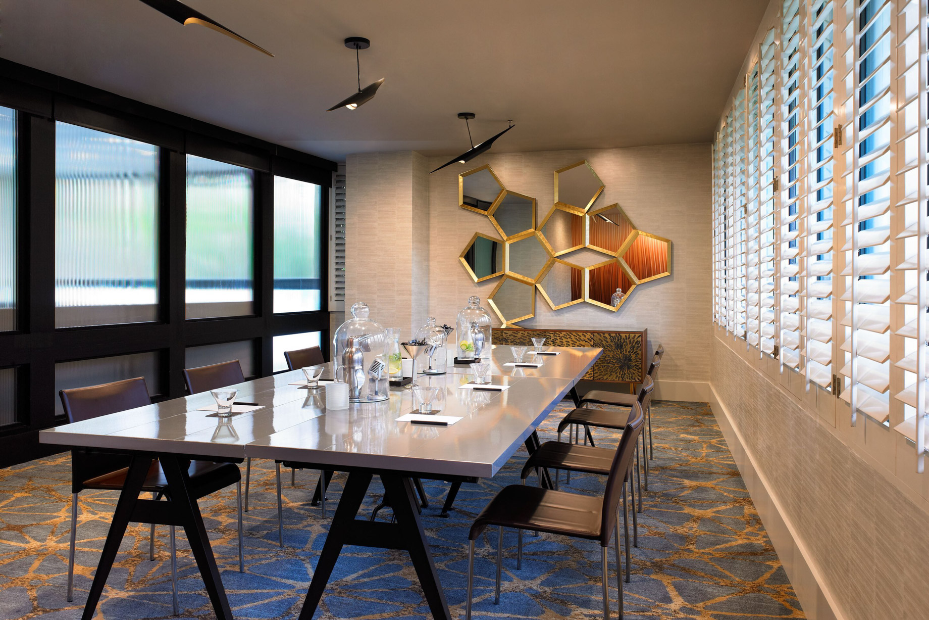 W Los Angeles West Beverly Hills Hotel - Los Angeles, CA, USA - Studio Two Conference Setup