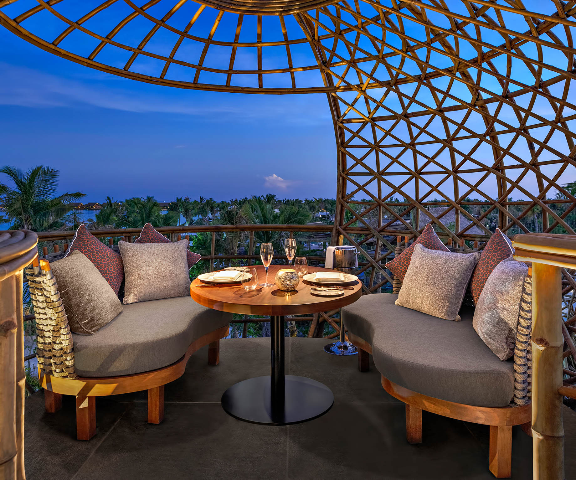 Waldorf Astoria Maldives Ithaafushi Resort – Ithaafushi Island, Maldives – Terra Restaurant Night