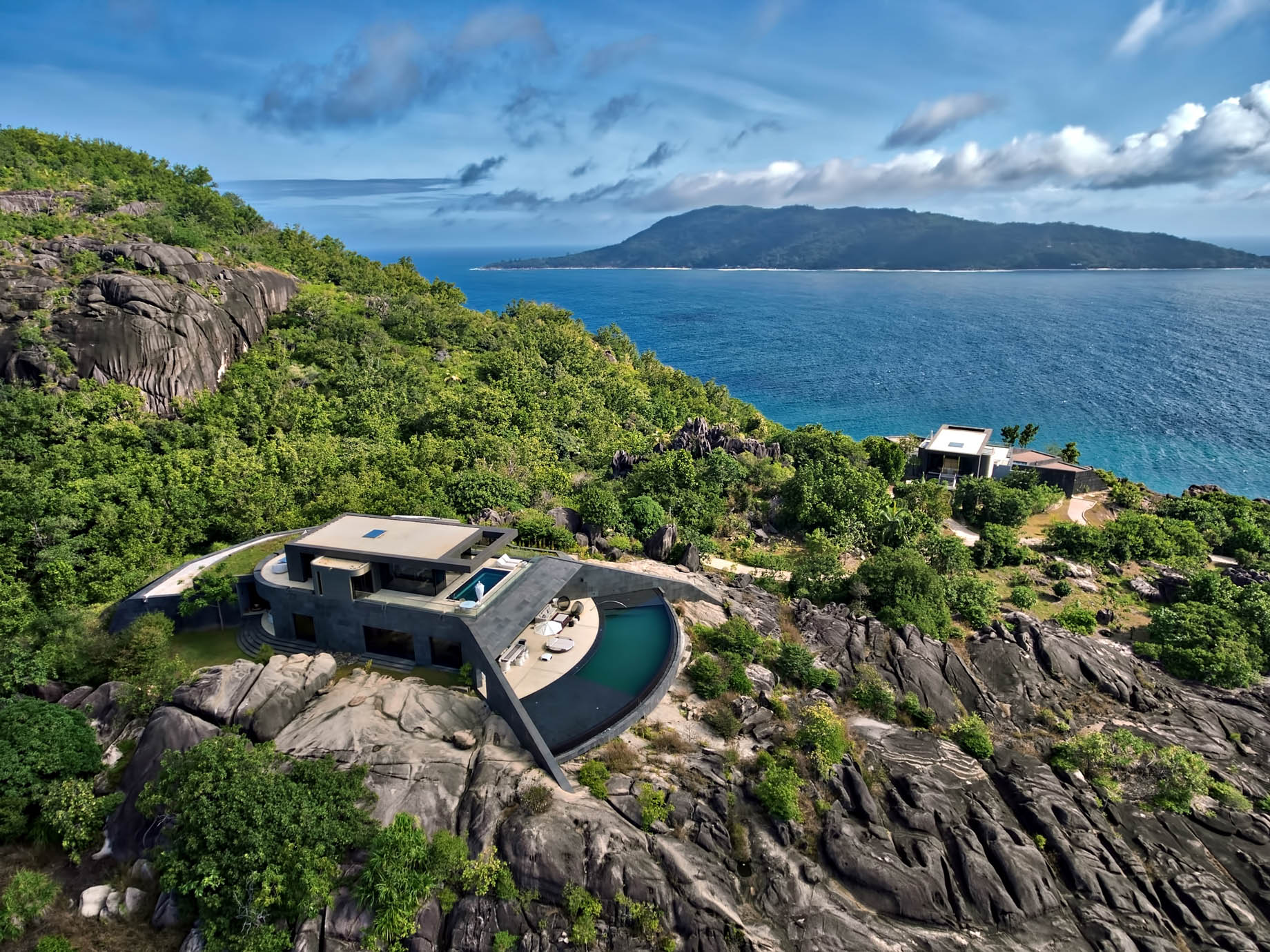 Six Senses Zil Pasyon Resort – Felicite Island, Seychelles – Private Residence Exterior Ocean View