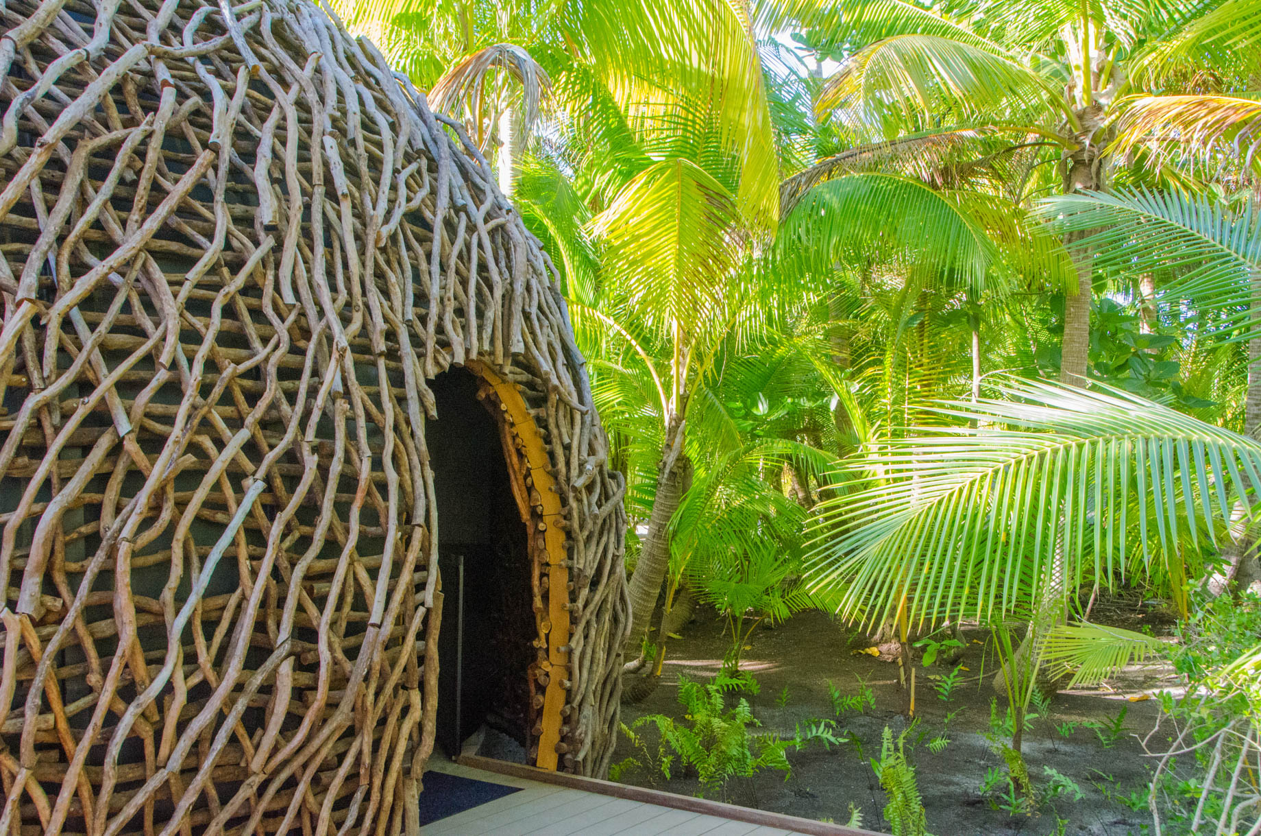The Brando Resort – Tetiaroa Private Island, French Polynesia – Birdsnest Spa Room Entrance