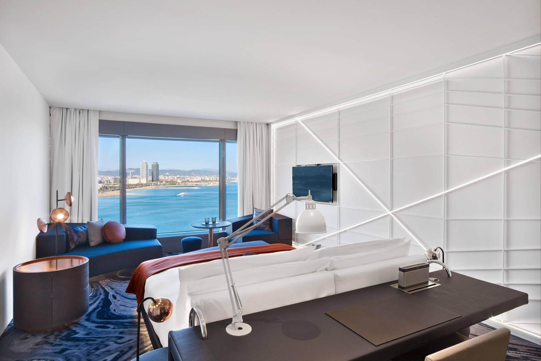 W Barcelona Hotel – Barcelona, Spain – Fabulous Sky Guest Room View