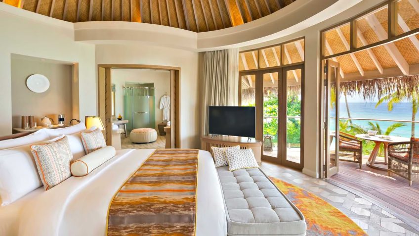 The Nautilus Maldives Resort - Thiladhoo Island, Maldives - Beach Residence Master Bedroom