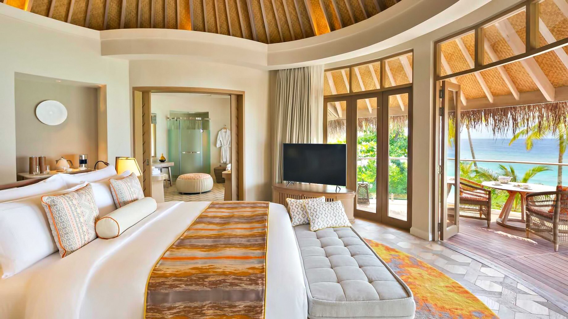 The Nautilus Maldives Resort – Thiladhoo Island, Maldives – Beach Residence Master Bedroom