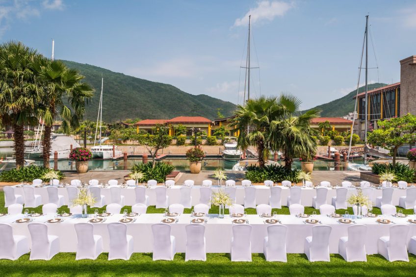 The St. Regis Sanya Yalong Bay Resort - Hainan, China - Marina Lawn Long Table Dinner
