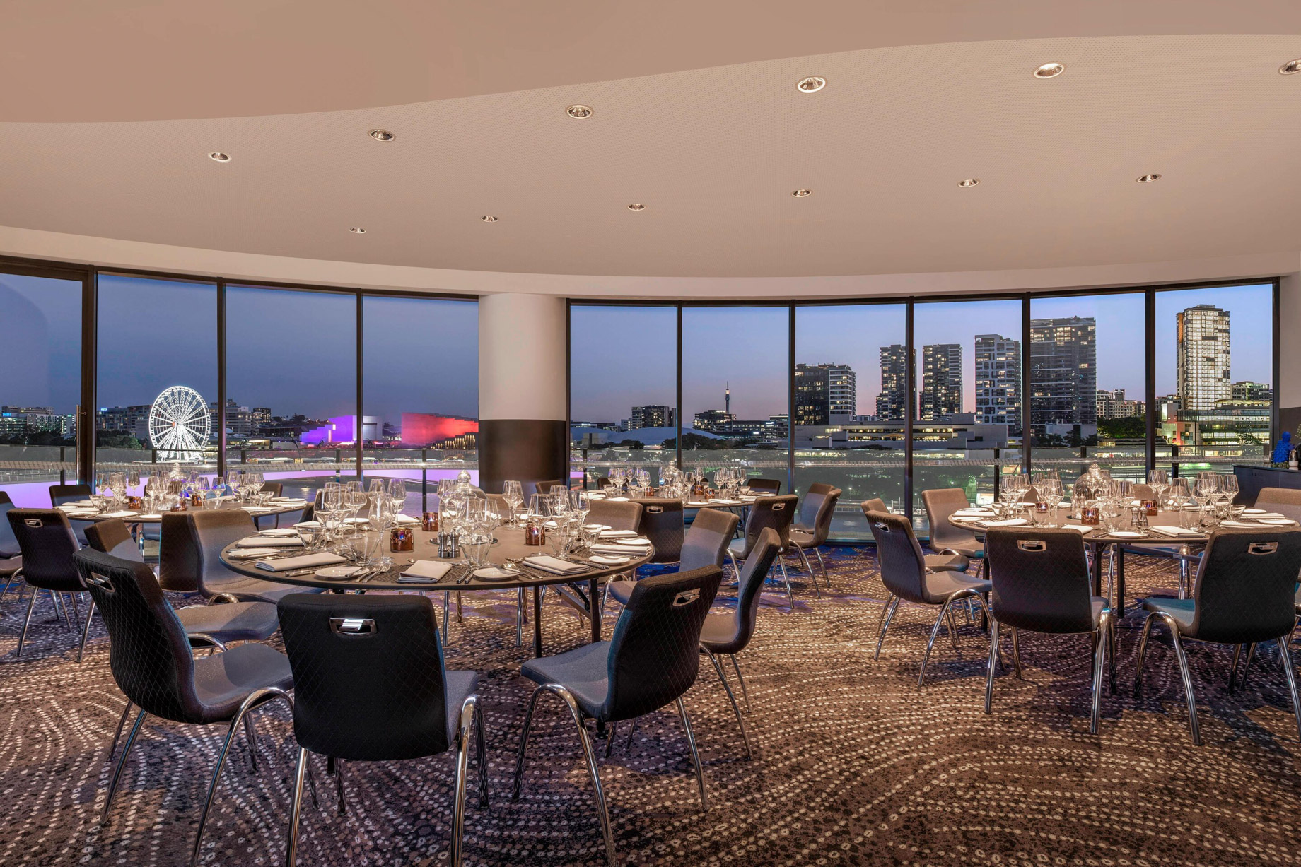 W Brisbane Hotel – Brisbane, Australia – Studio Meeting Room Tables