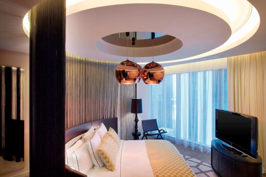 W Doha Hotel - Doha, Qatar - W Suite Bedroom Decor