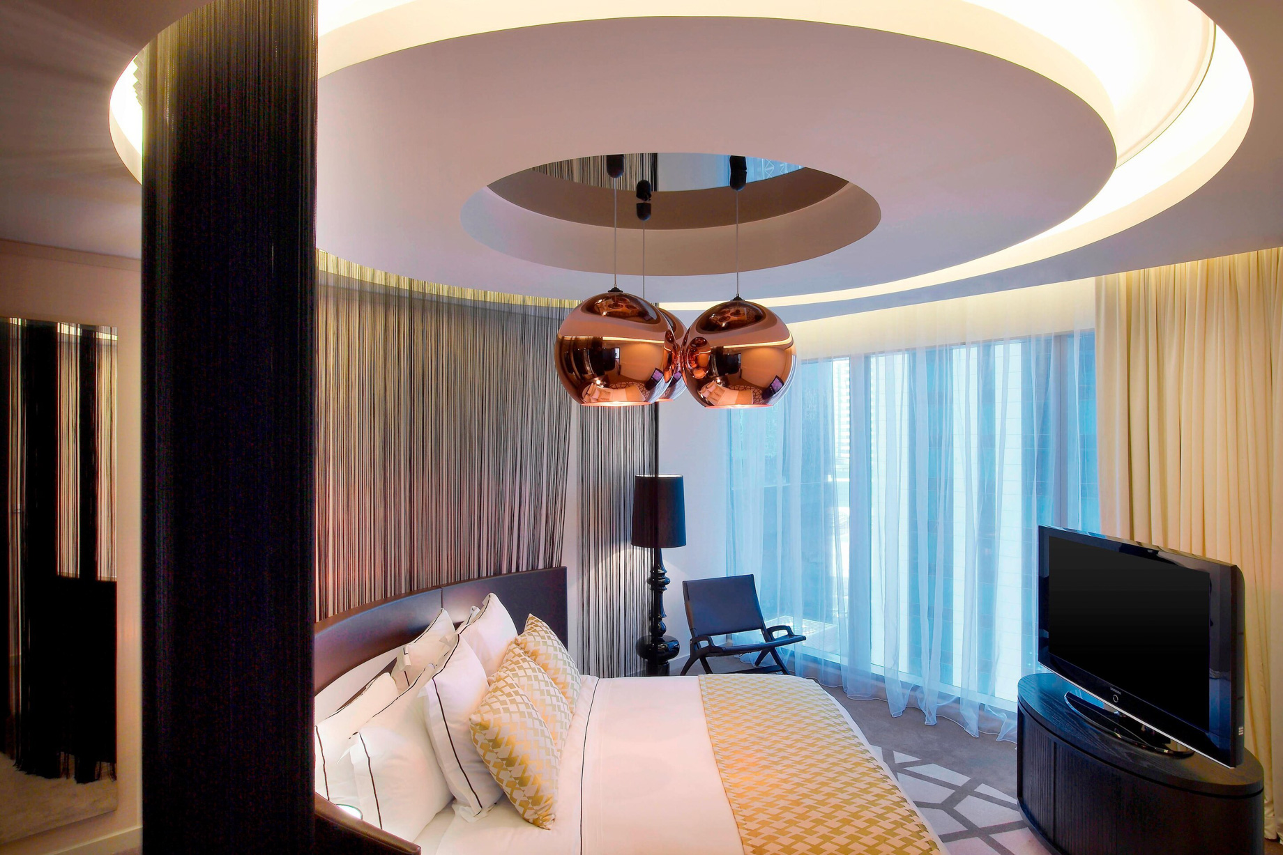 W Doha Hotel – Doha, Qatar – W Suite Bedroom Decor