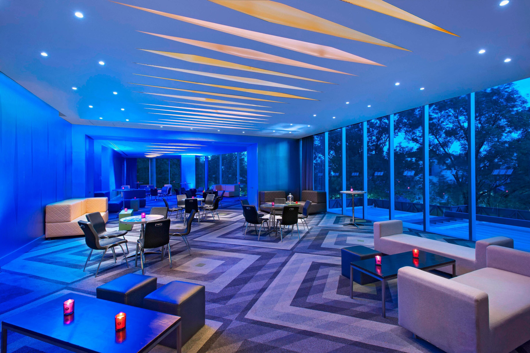 W Mexico City Hotel – Polanco, Mexico City, Mexico – Great Room Cocktail Setup