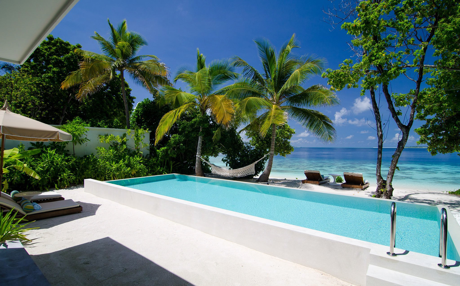 Amilla Fushi Resort and Residences – Baa Atoll, Maldives – Oceanfront Residence Beachfront Pool