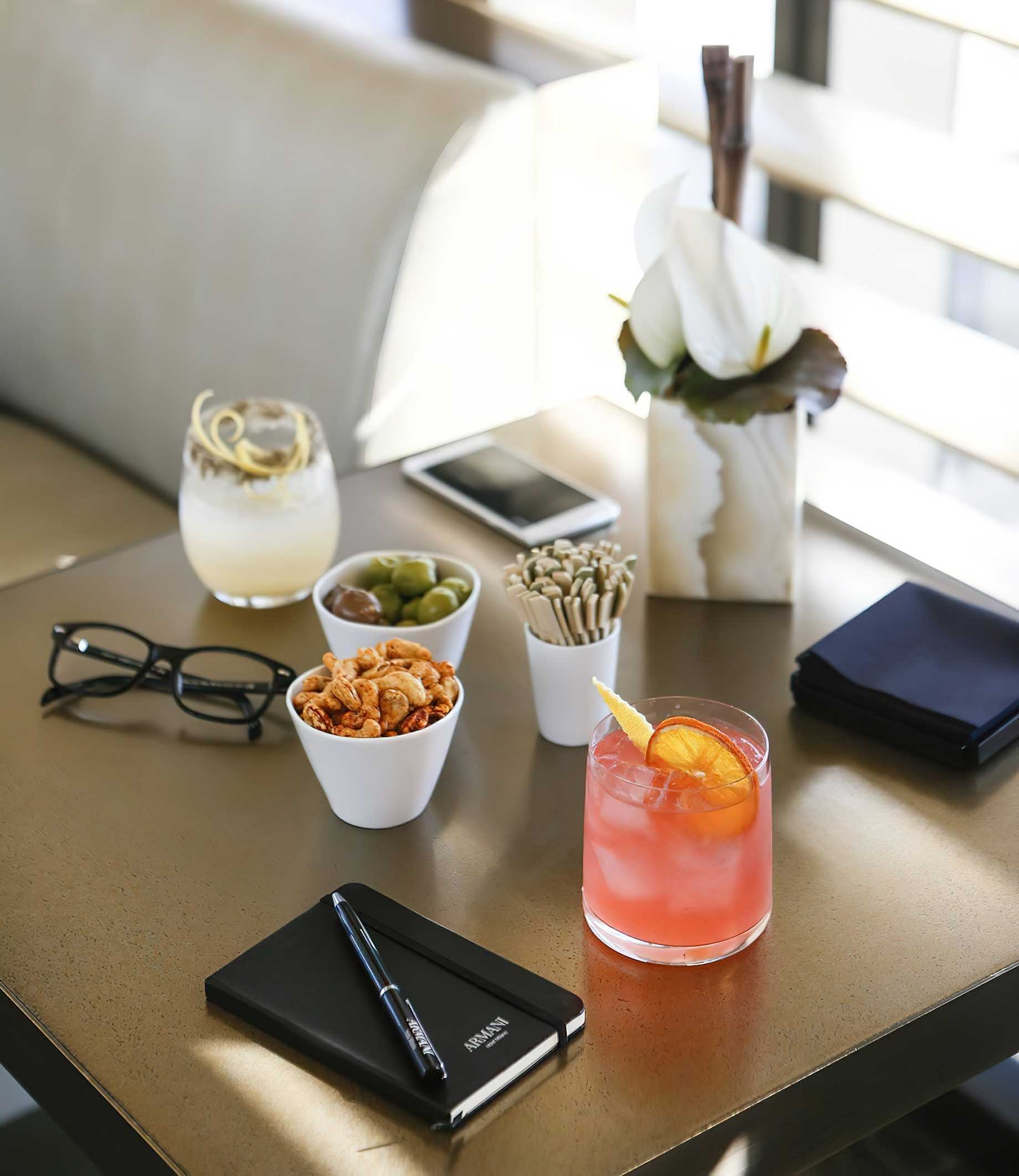 079 – Armani Hotel Milano – Milan, Italy – Refreshing Drinks