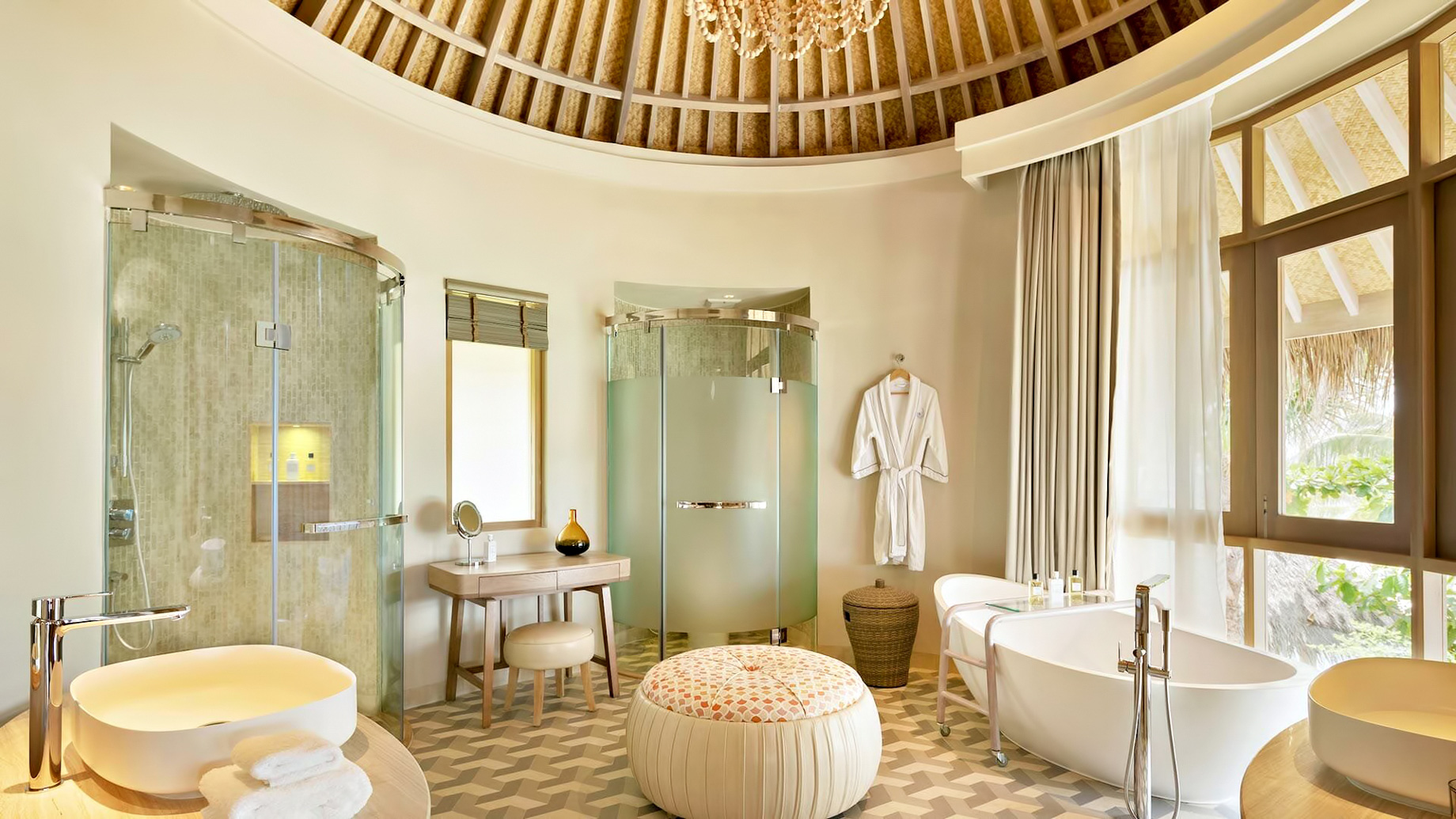 The Nautilus Maldives Resort – Thiladhoo Island, Maldives – Beach Residence Master Bathroom