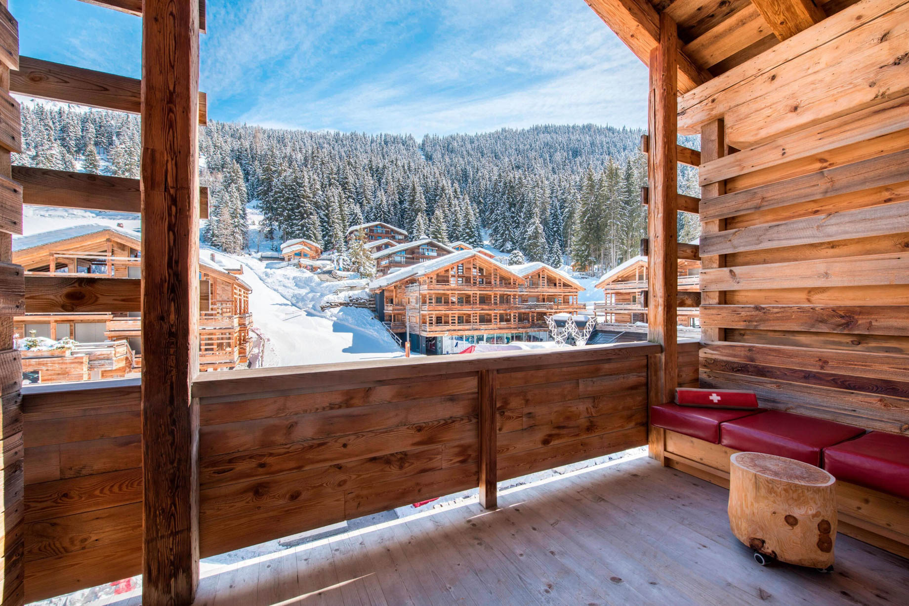 W Verbier Hotel - Verbier, Switzerland - Fabulous Guest Room Balcony