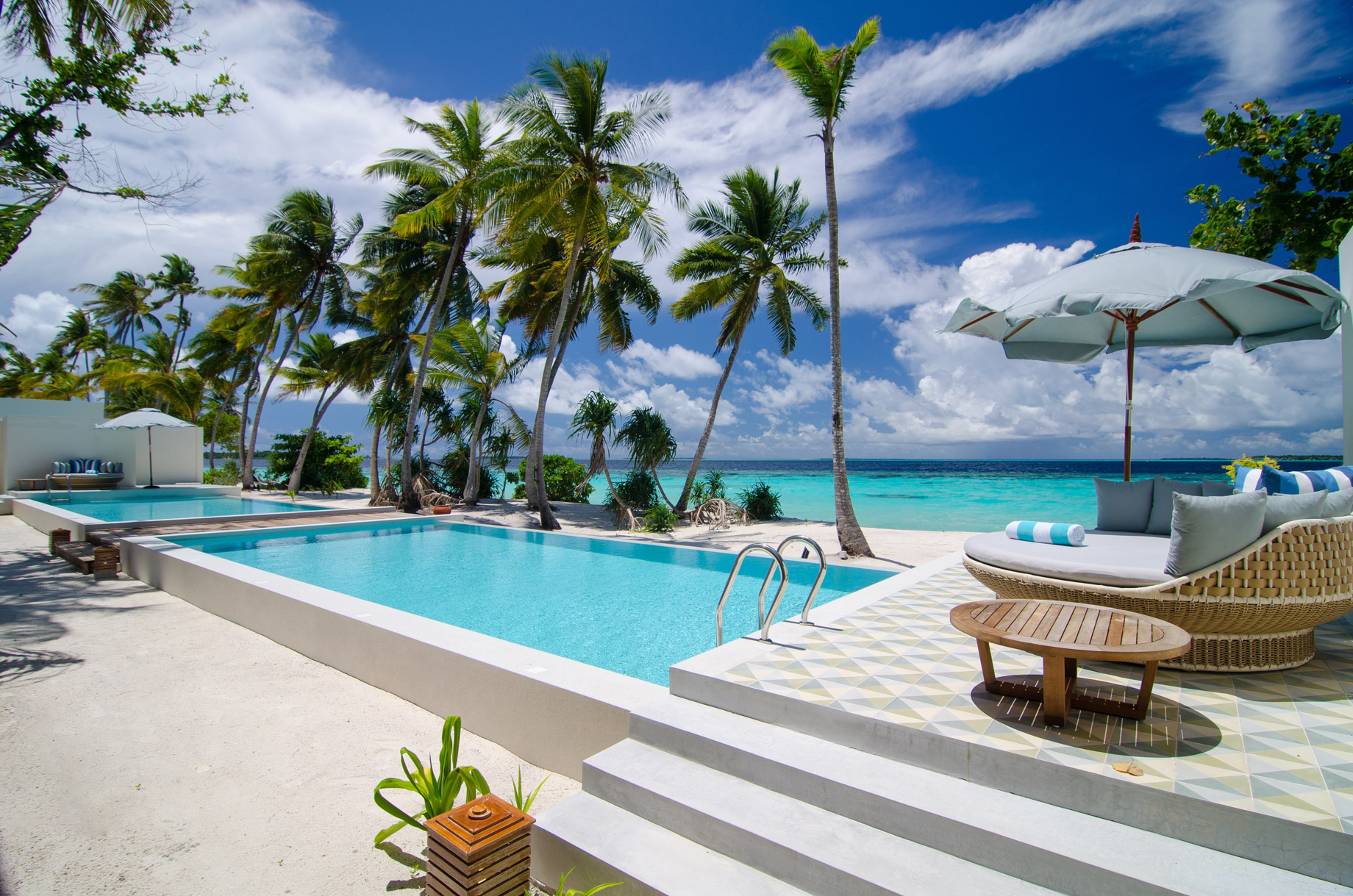 Amilla Fushi Resort and Residences – Baa Atoll, Maldives – Oceanfront Residence Beachfront Pool