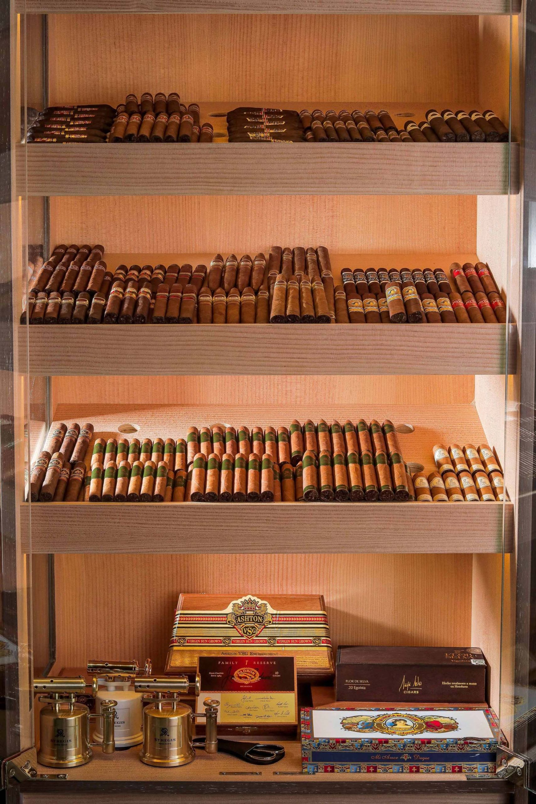 The St. Regis Hong Kong Hotel - Wan Chai, Hong Kong - The St. Regis Bar Cigar Humidor