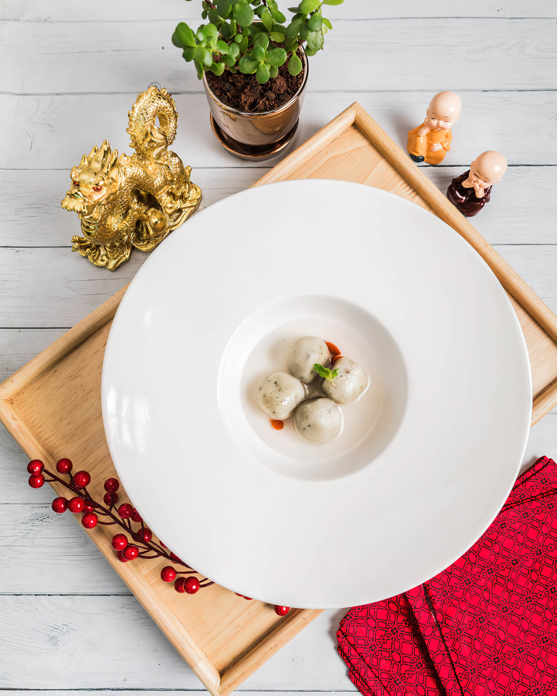 The St. Regis Mumbai Hotel - Mumbai, India - Steamed Chicken Dumplings