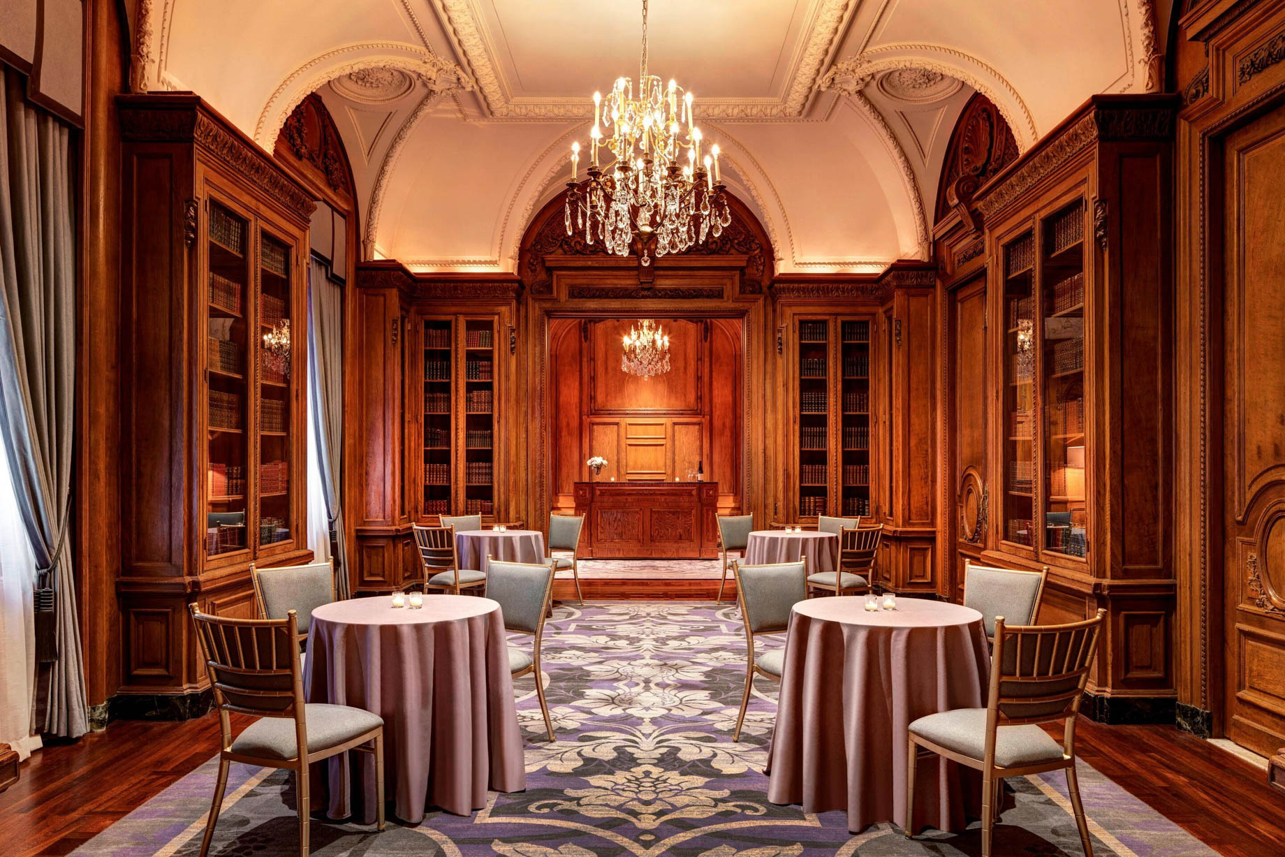 The St. Regis New York Hotel - New York, NY, USA - The Library Reception Setup