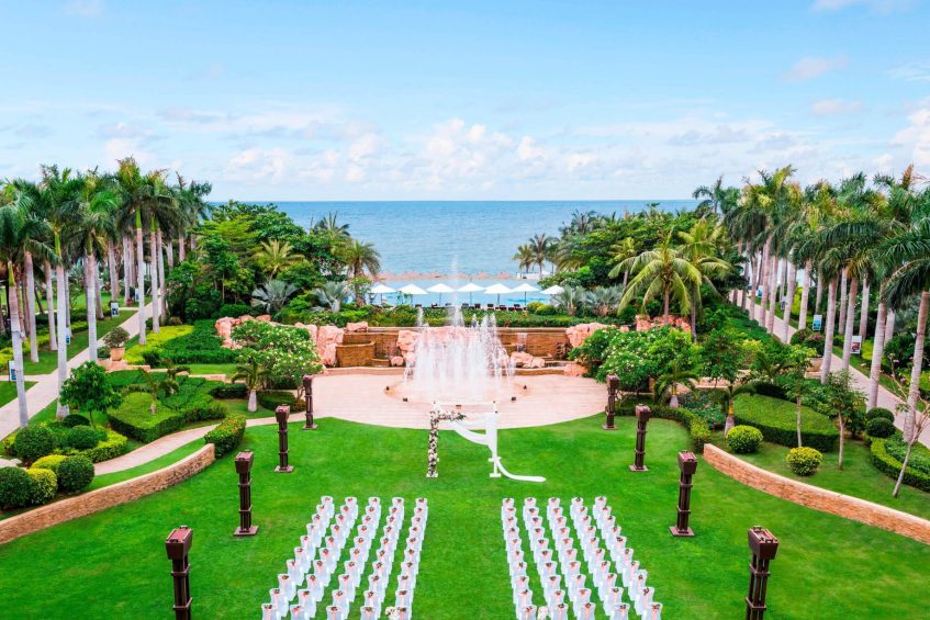 The St. Regis Sanya Yalong Bay Resort - Hainan, China - Wedding at Central Lawn