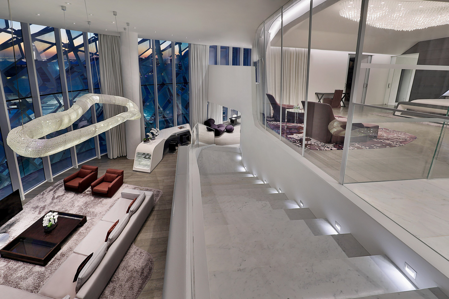 W Abu Dhabi Yas Island Hotel - Abu Dhabi, UAE - E WOW Suite Duplex