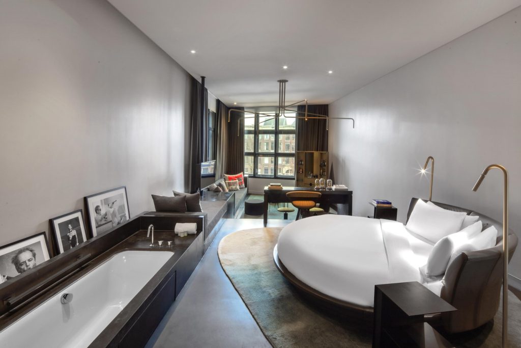 W Amsterdam Hotel - Amsterdam, Netherlands - WOW Bank One Bedroom Studio Suite Decor