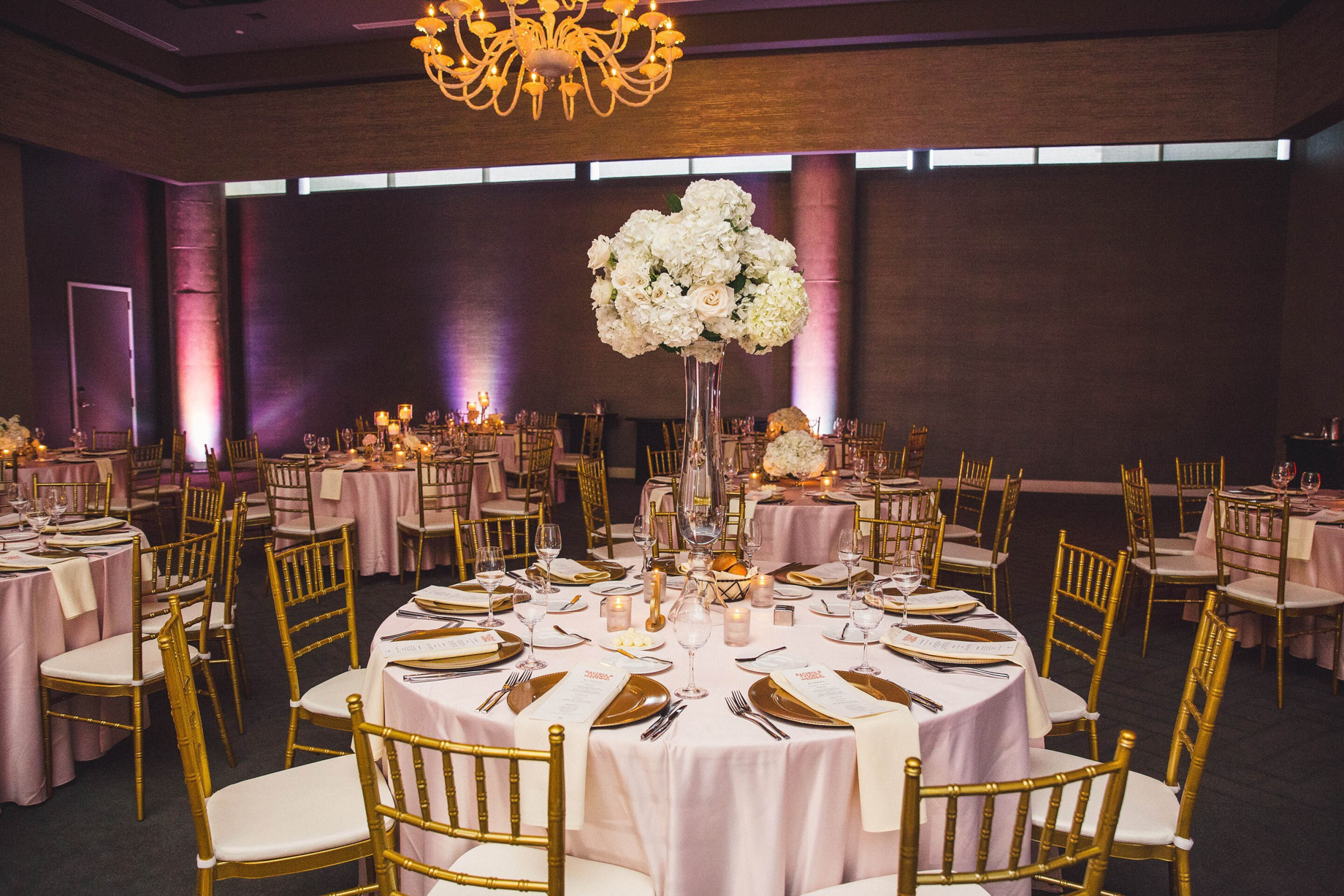 W Austin Hotel – Austin, TX, USA – Great Room Wedding Reception Setup
