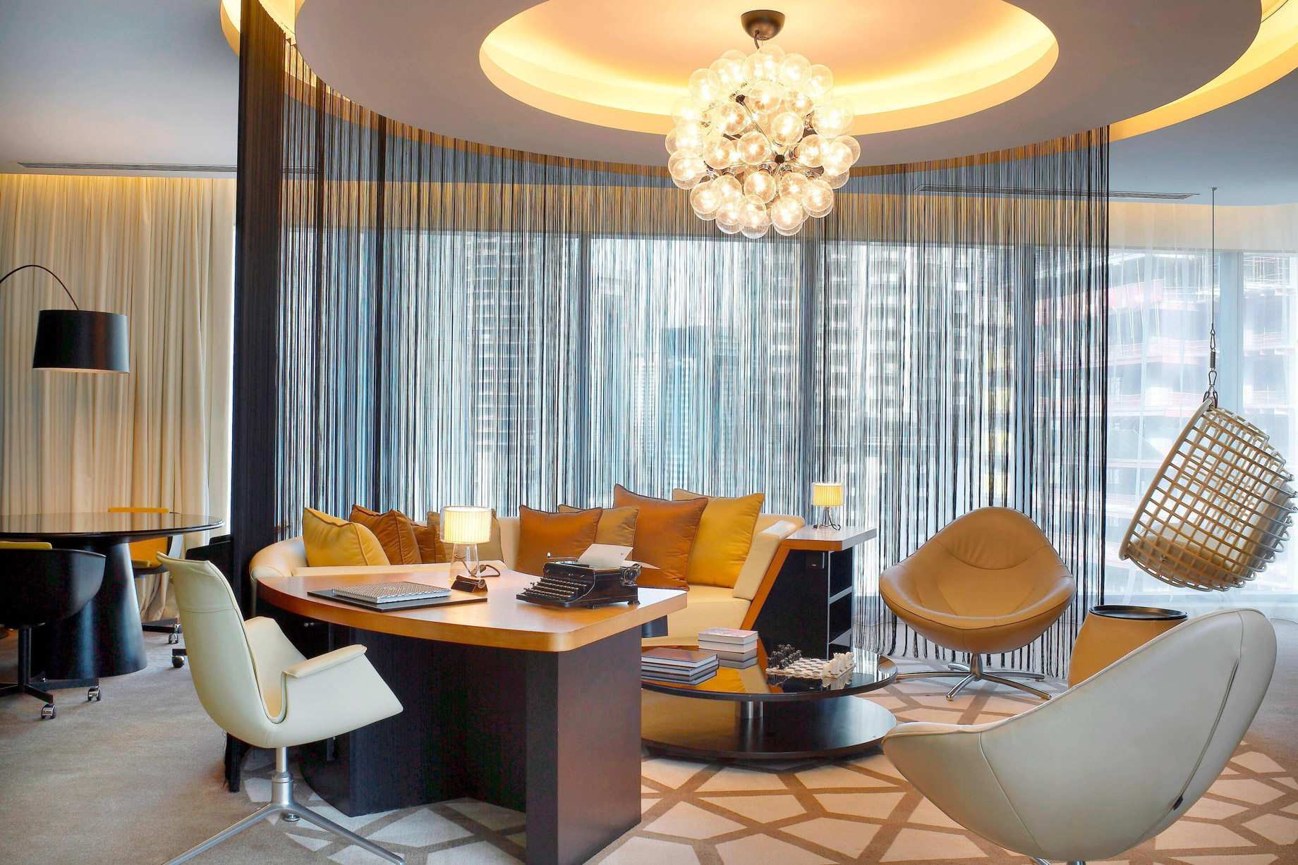 W Doha Hotel - Doha, Qatar - W Suite Living Area