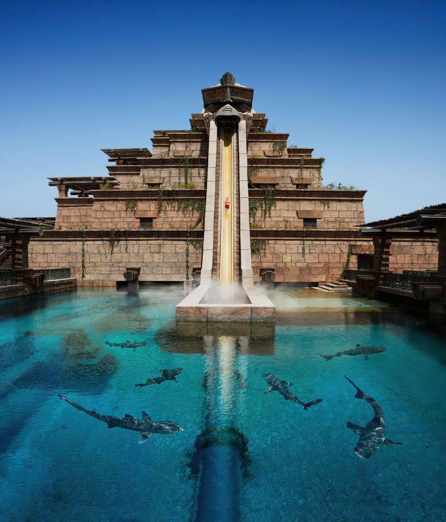 Atlantis The Palm Resort - Crescent Rd, Dubai, UAE - Tower of Neptune Water Slide