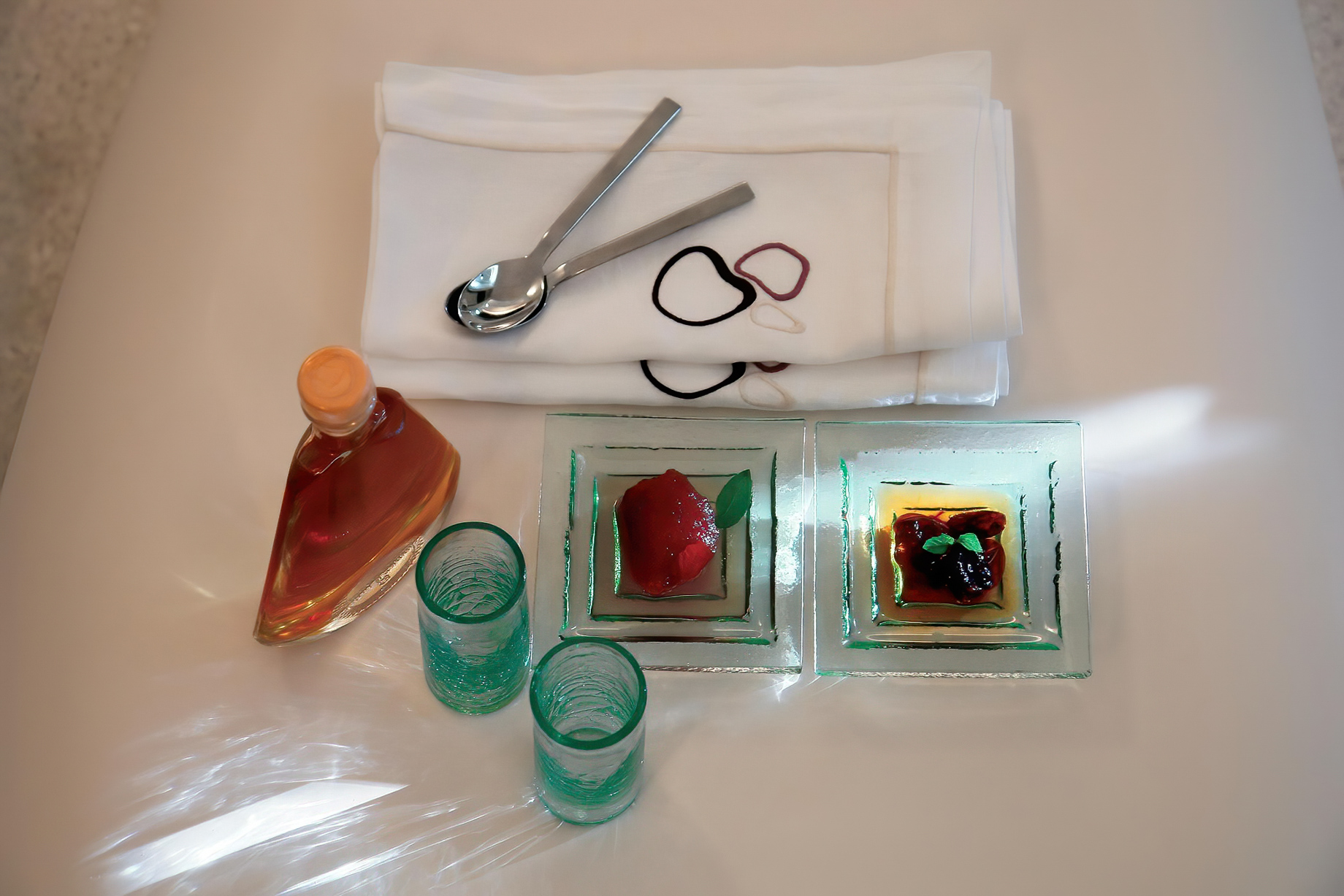 Mystique Hotel Santorini – Oia, Santorini Island, Greece – Dessert in Bed