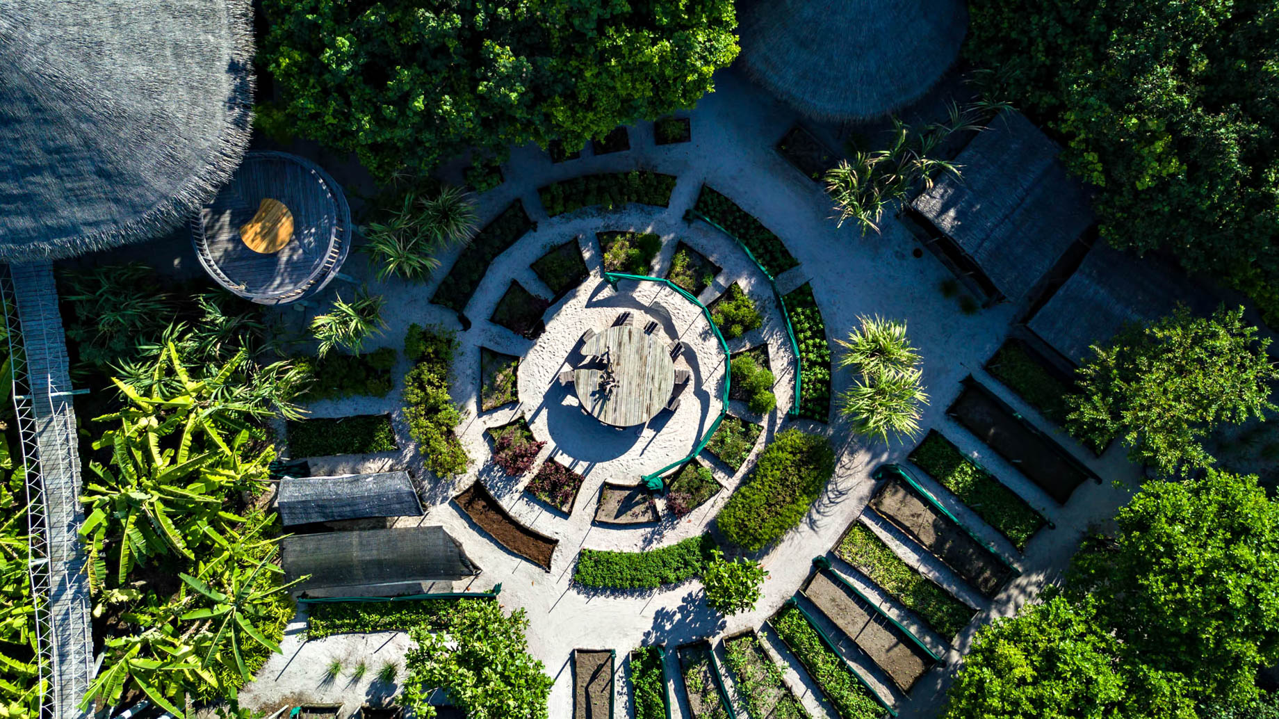 Six Senses Laamu Resort – Laamu Atoll, Maldives – The Chili Table Overhead View