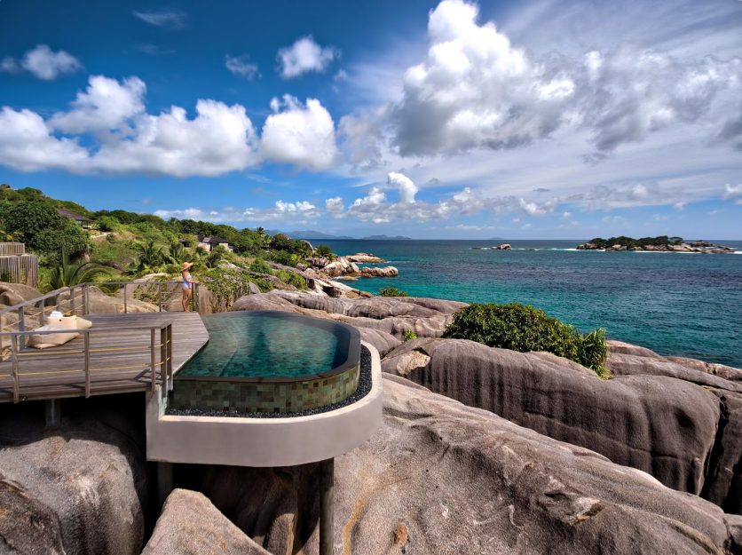 Six Senses Zil Pasyon Resort - Felicite Island, Seychelles - Spa Pool Ocean View