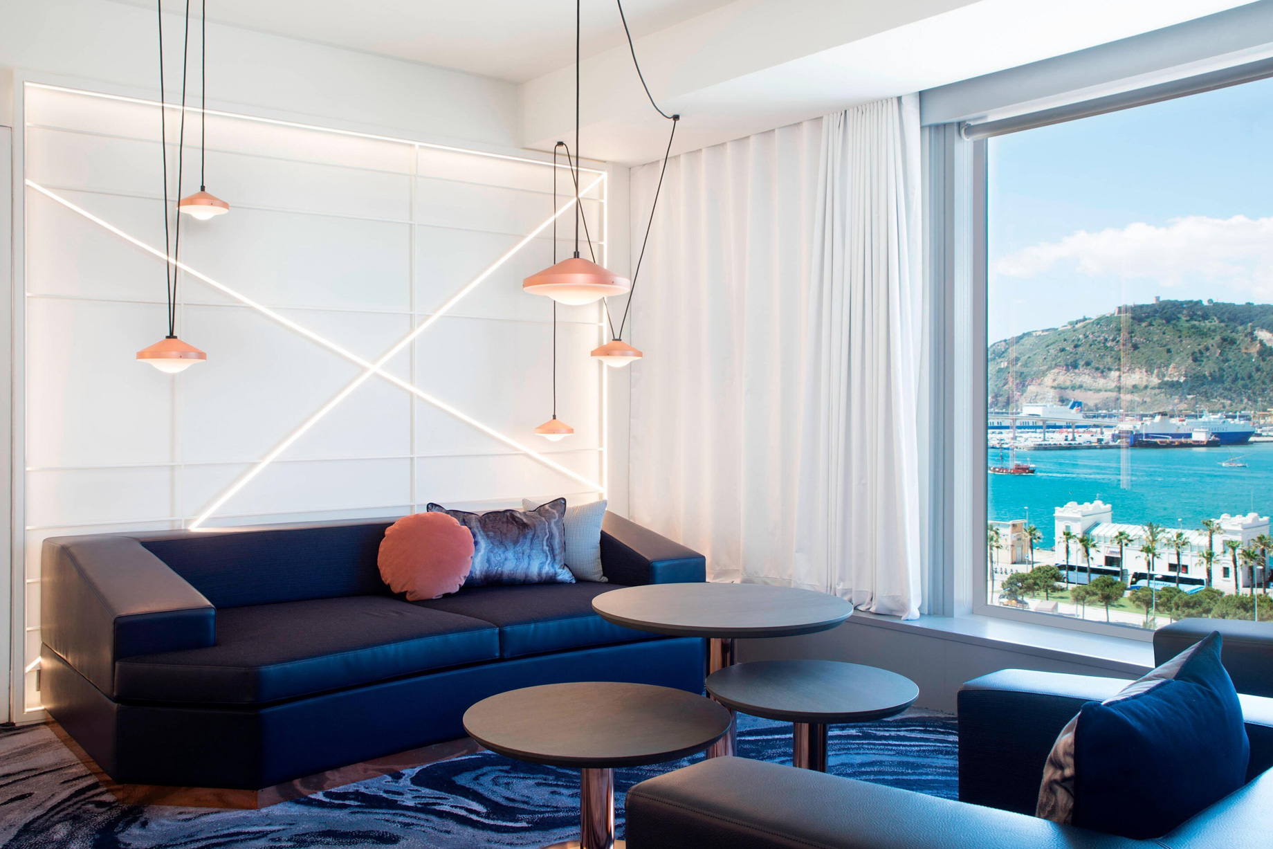 W Barcelona Hotel – Barcelona, Spain – Studio Suite Living Room