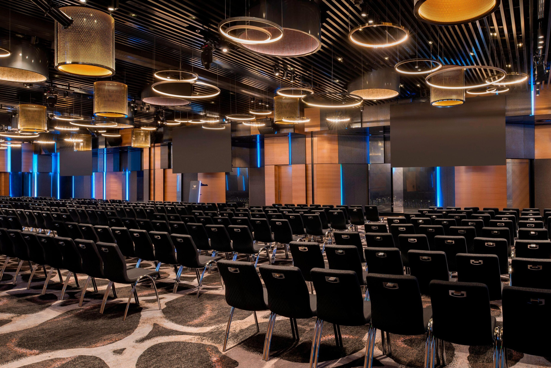 W Brisbane Hotel – Brisbane, Australia – Great Room Theatre Set Up