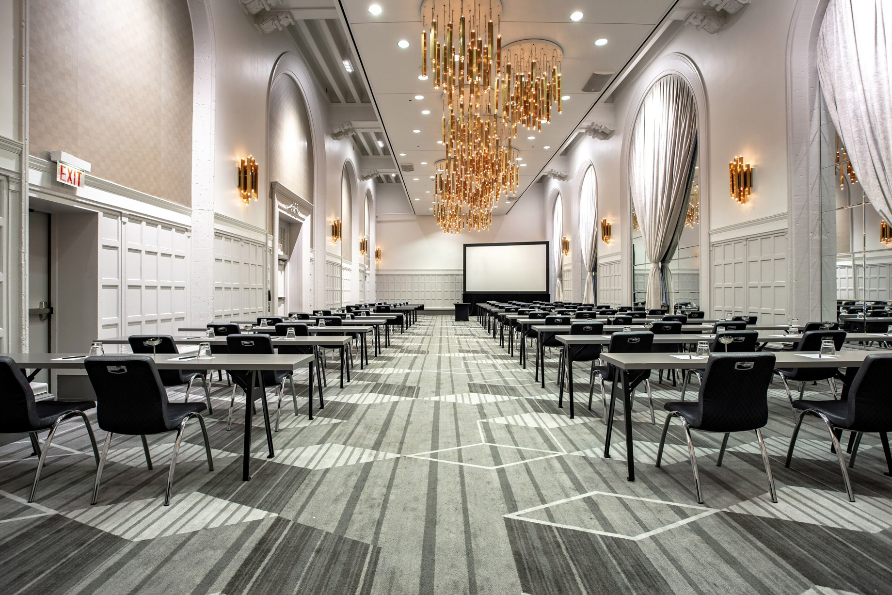 W Chicago City Center Hotel – Chicago, IL, USA – Great Room Classroom Setup