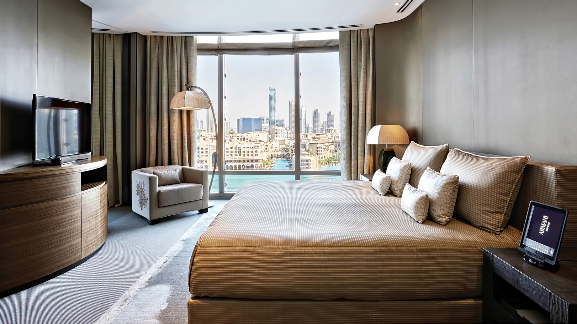 Armani Hotel Dubai – Burj Khalifa, Dubai, UAE – Armani Suite Bedroom