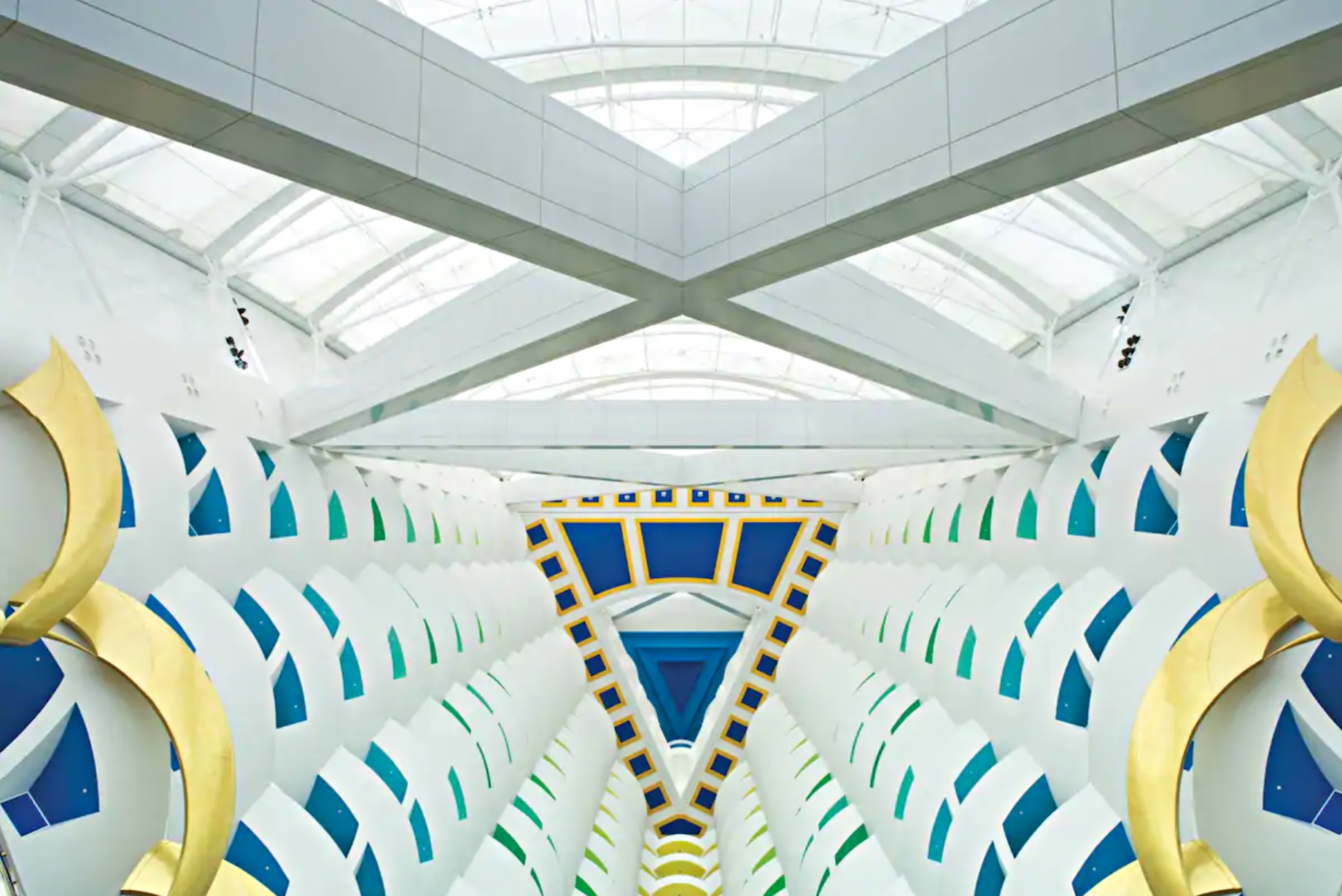 Burj Al Arab Jumeirah Hotel – Dubai, UAE – Atrium