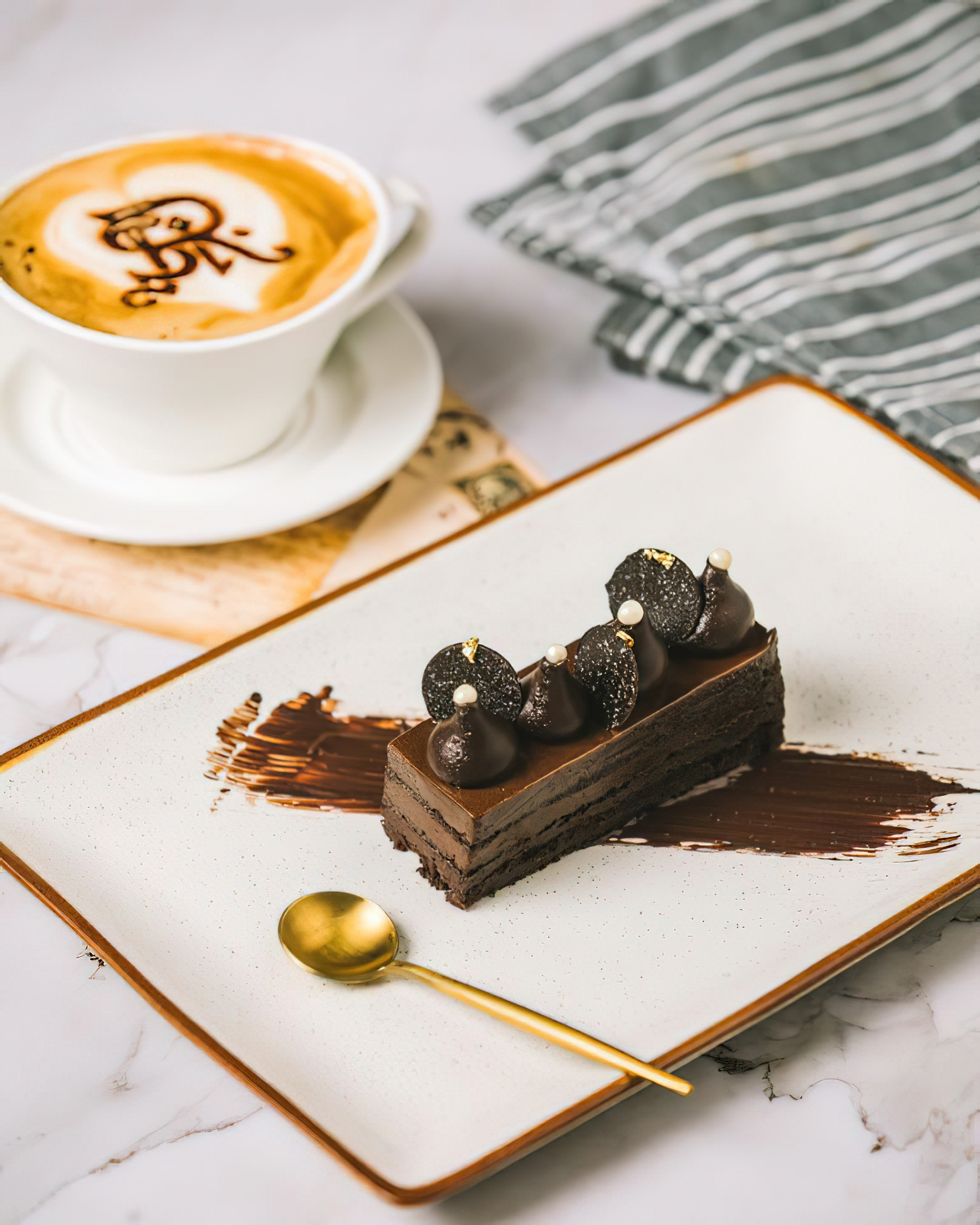 The St. Regis Mumbai Hotel – Mumbai, India – Flourless Chocolate Cake and Coffee