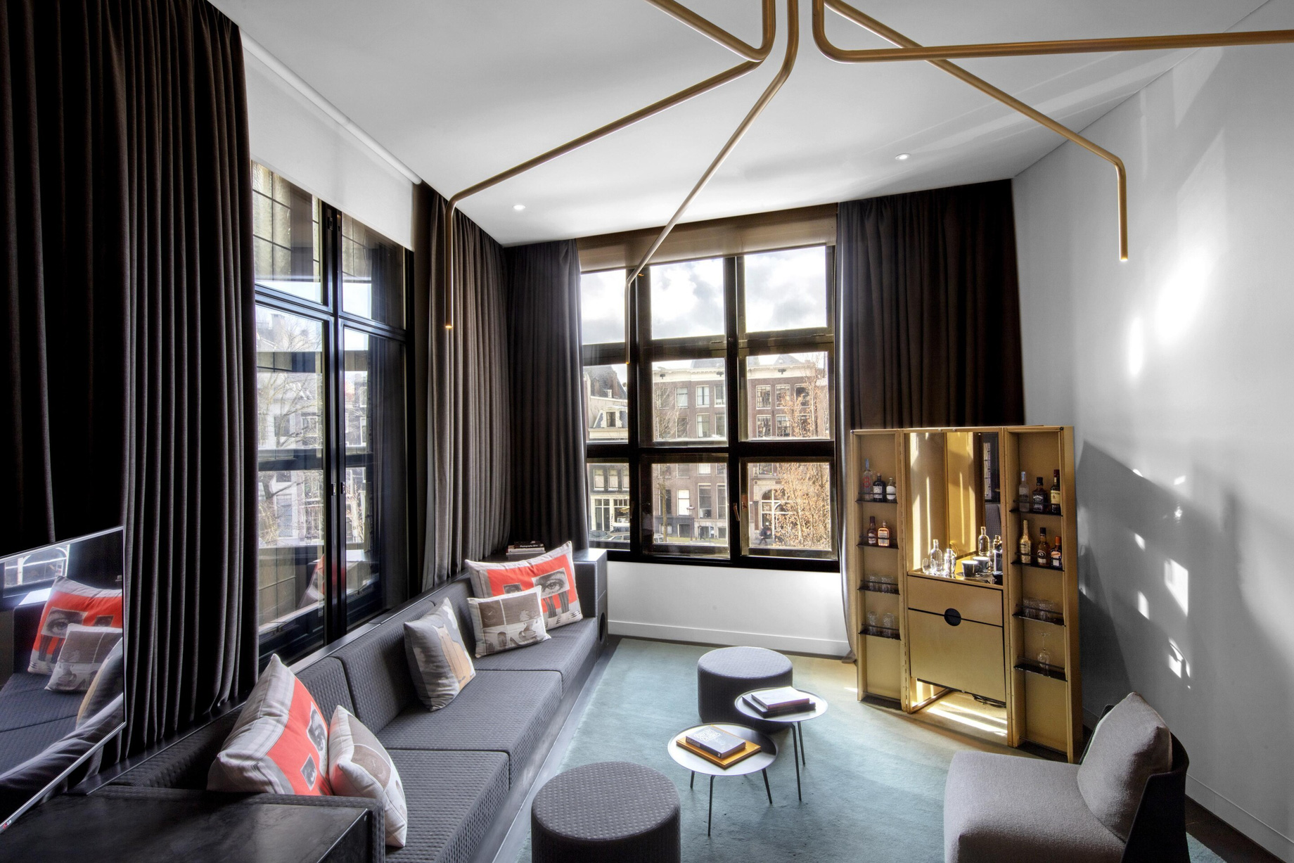 W Amsterdam Hotel – Amsterdam, Netherlands – WOW Bank One Bedroom Studio Suite View