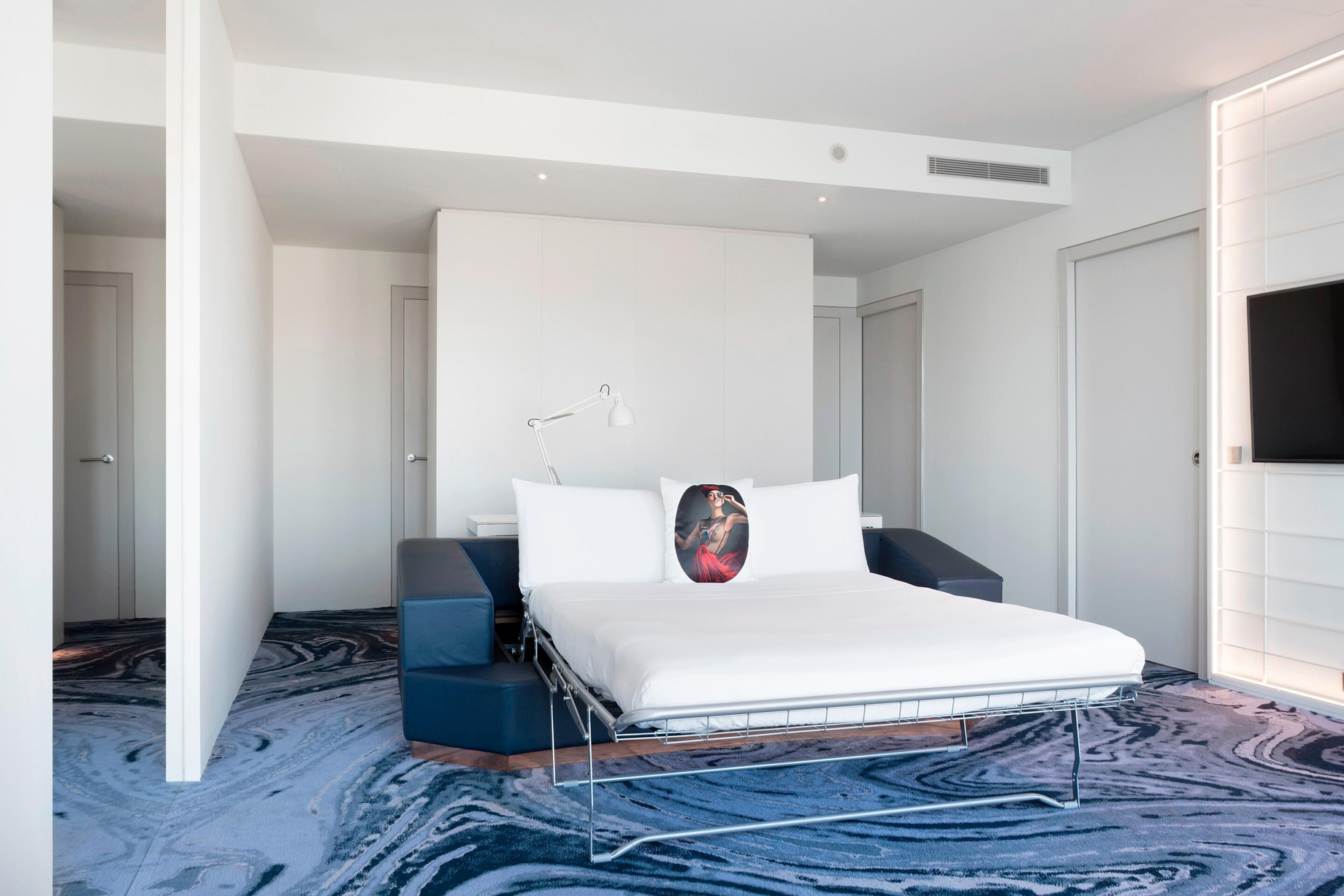 W Barcelona Hotel – Barcelona, Spain – Studio Suite Sofa Bed