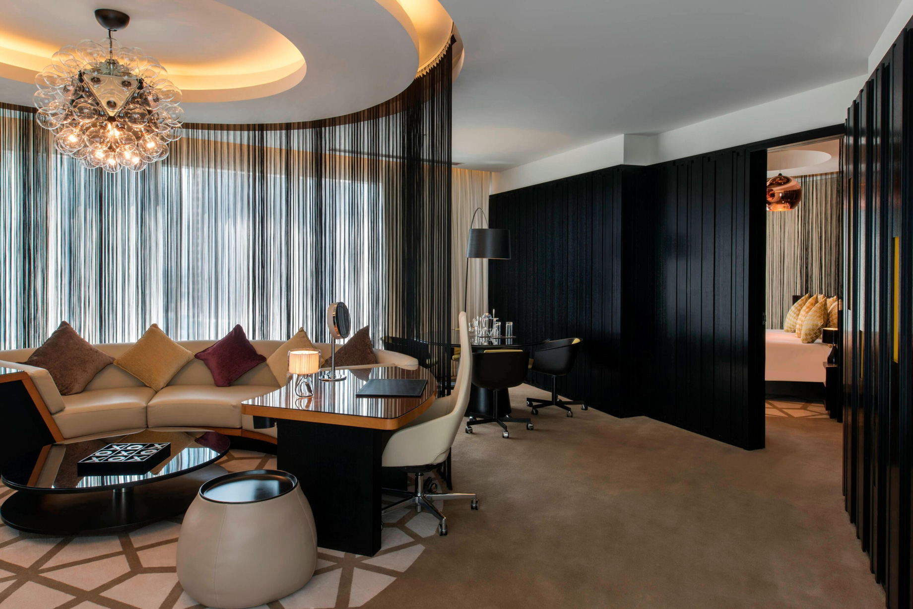 W Doha Hotel - Doha, Qatar - W Suite Living Room