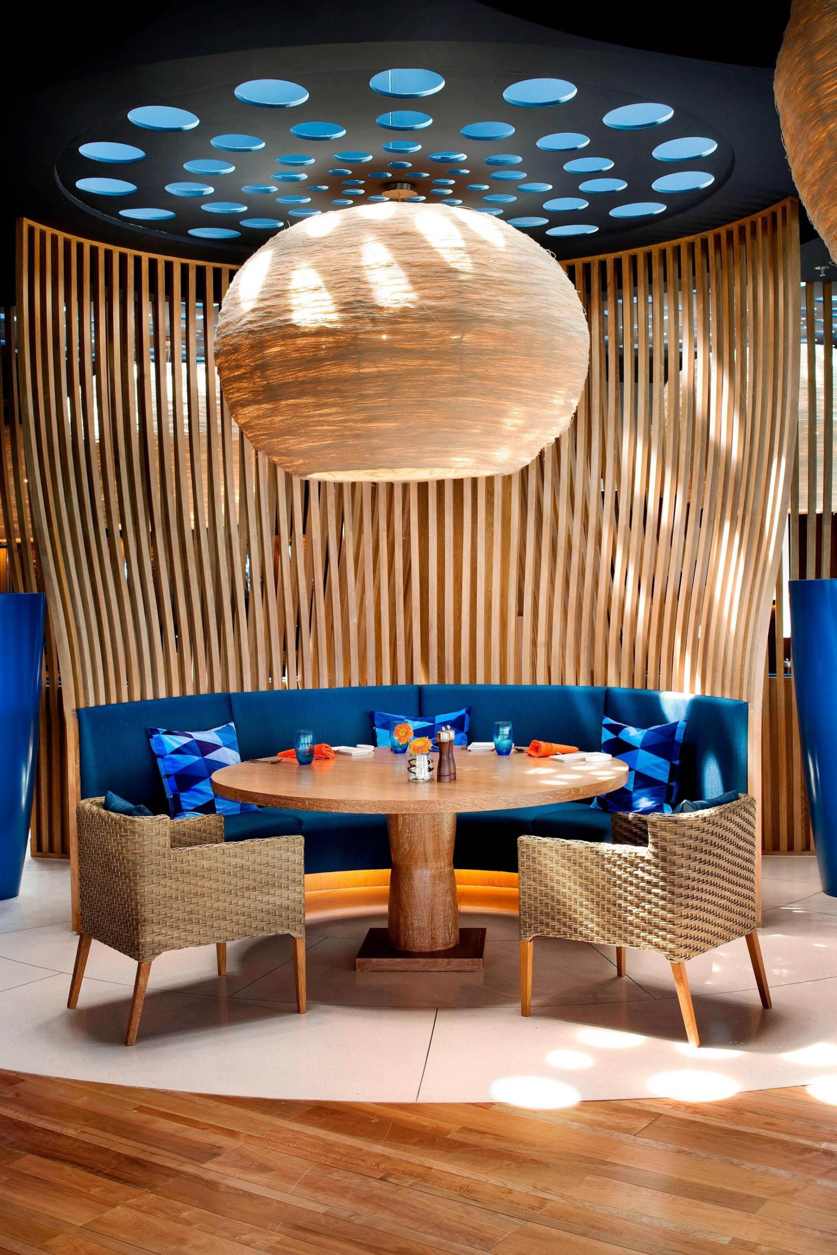 W Koh Samui Resort – Thailand – The Kitchen Table Restaurant at Night