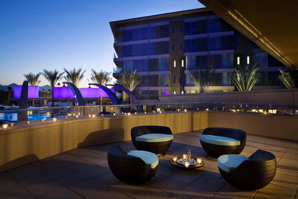 W Scottsdale Hotel - Scottsdale, AZ, USA - Mega Suite Balcony