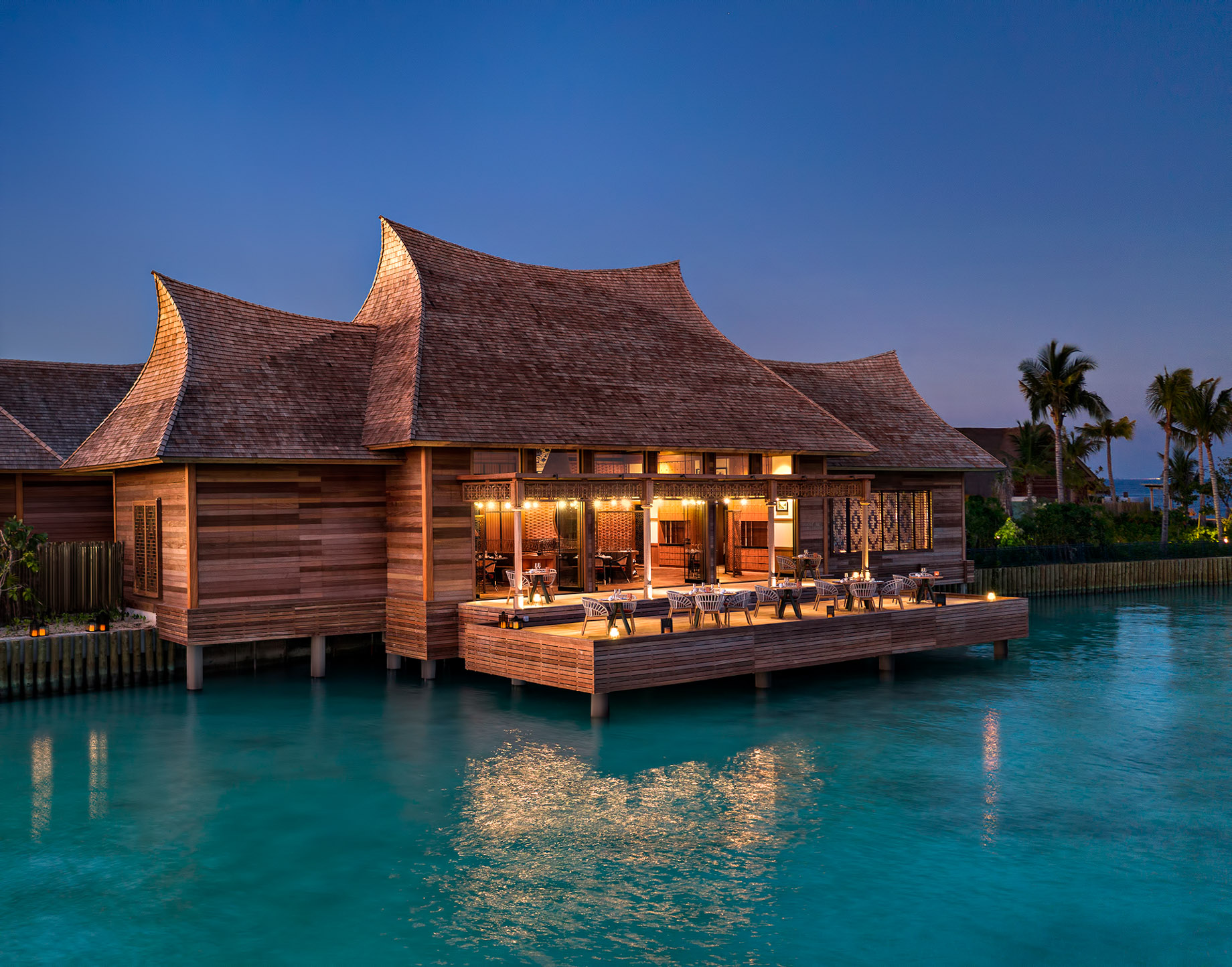Waldorf Astoria Maldives Ithaafushi Resort – Ithaafushi Island, Maldives – Li Long Restaurant Night