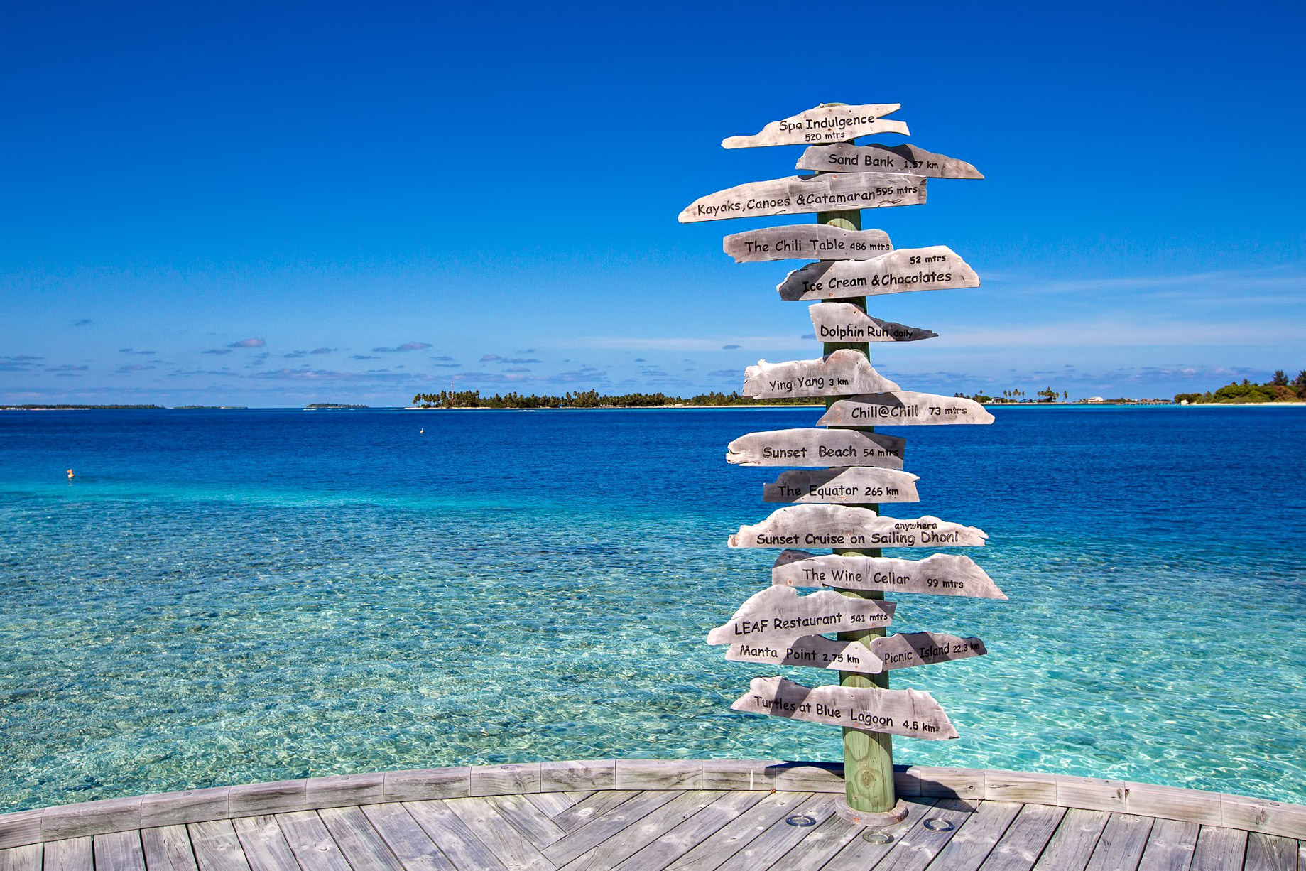 Six Senses Laamu Resort – Laamu Atoll, Maldives – Resort Signpost