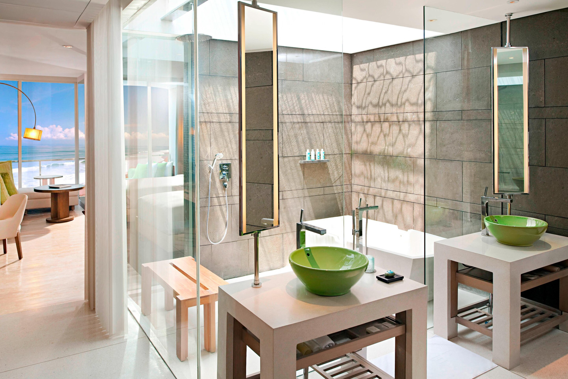W Bali Seminyak Resort - Seminyak, Indonesia - Spectacular Ocean Facing Escape Guest Bathroom