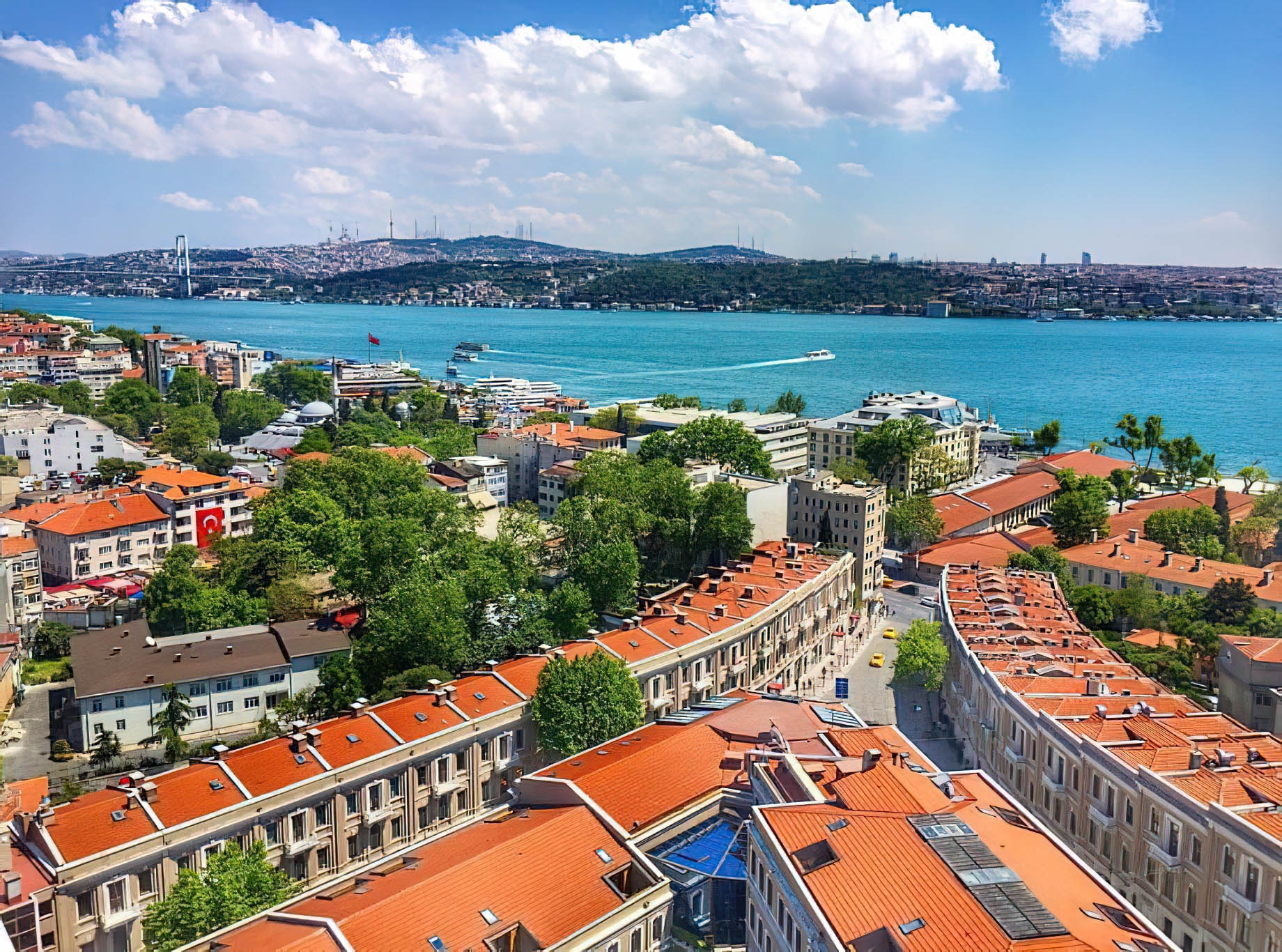 W Istanbul Hotel – Istanbul, Turkey – Aerial View