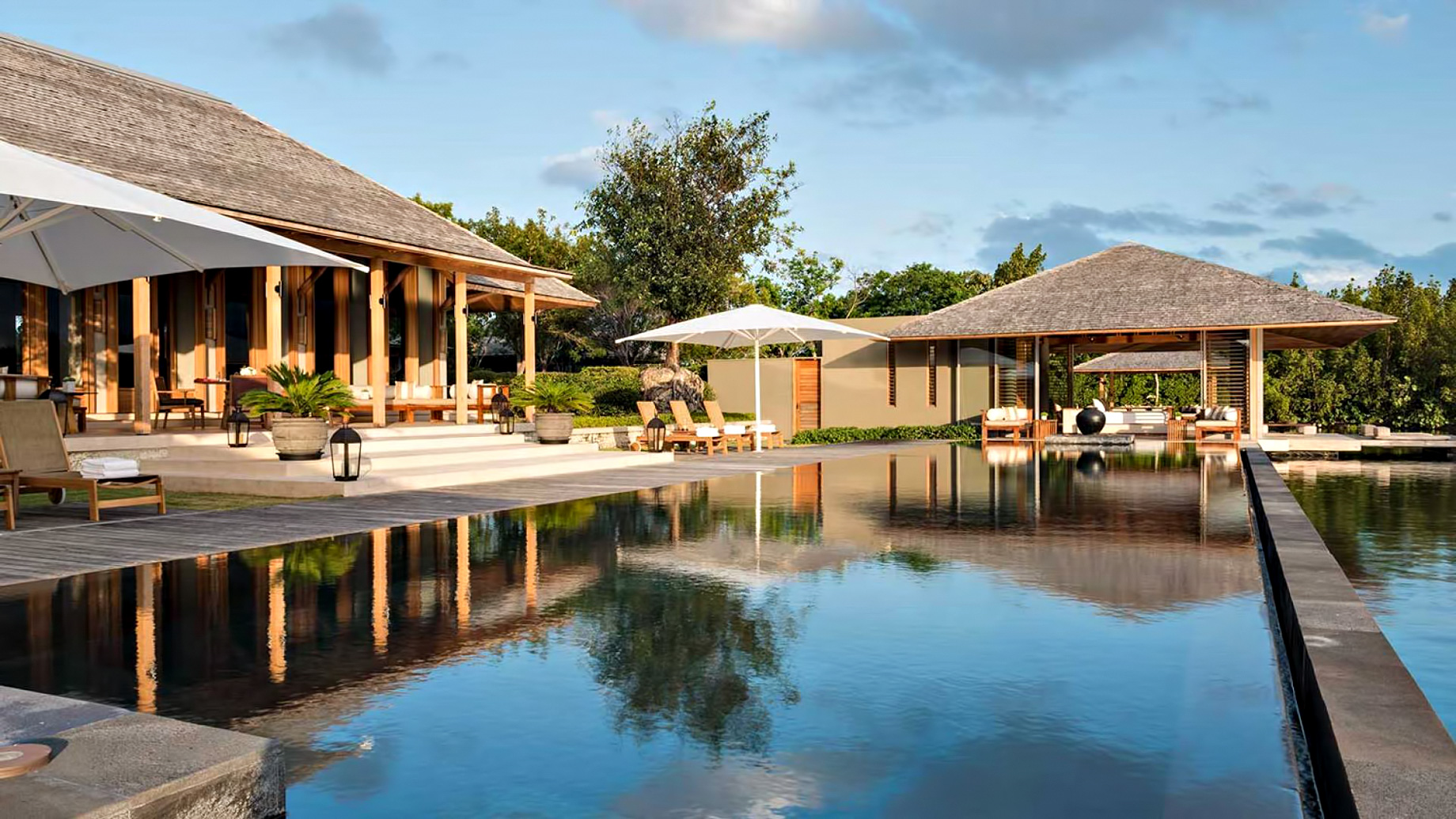 Amanyara Resort - Providenciales, Turks and Caicos Islands - 6 Bedroom Amanyara Villa Infinity Pool Deck