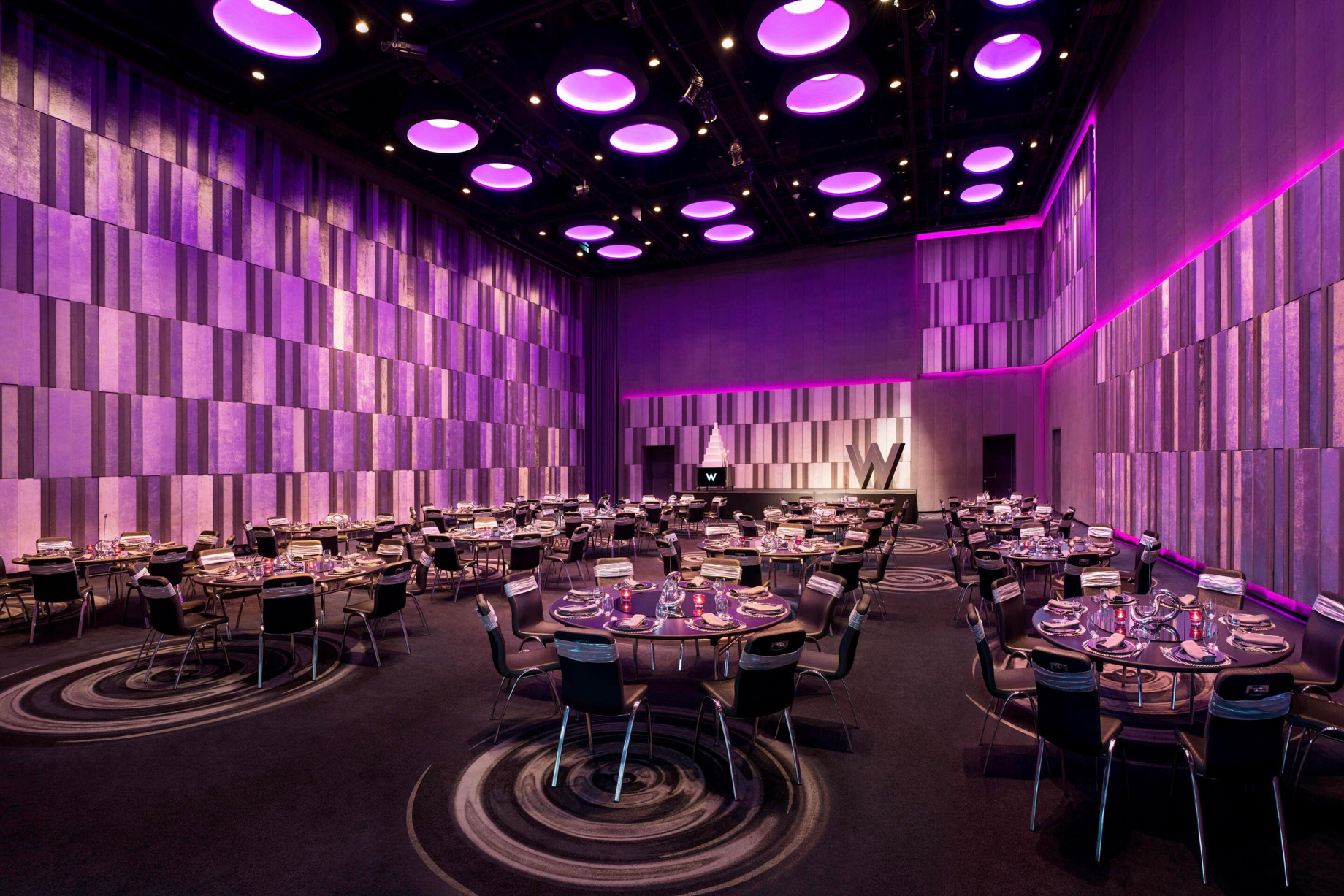 W Bangkok Hotel - Bangkok, Thailand - Great Room Banquet Setup
