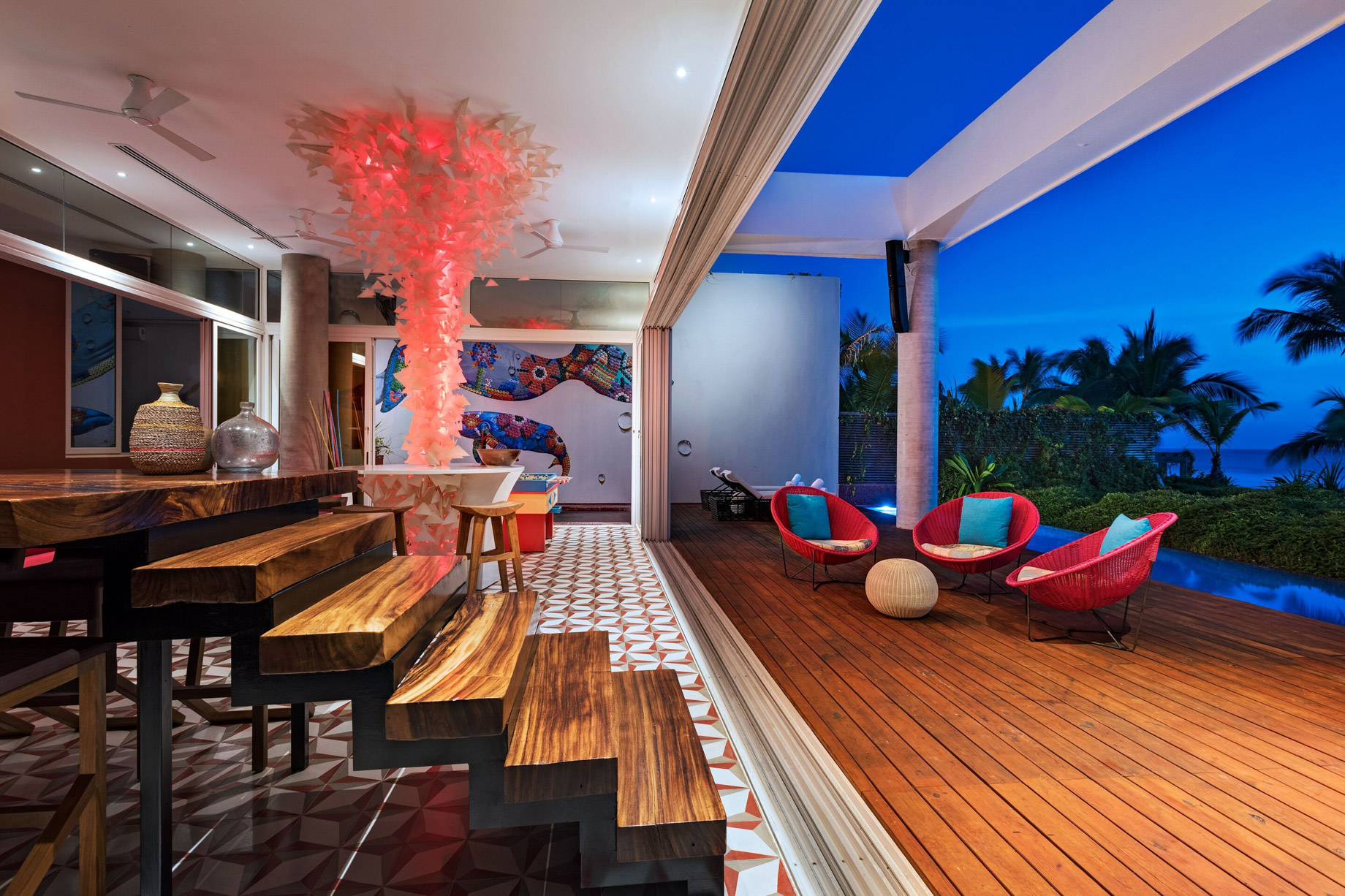 W Punta de Mita Resort – Punta De Mita, Mexico – E WOW Suite Indoor Outdoor Living